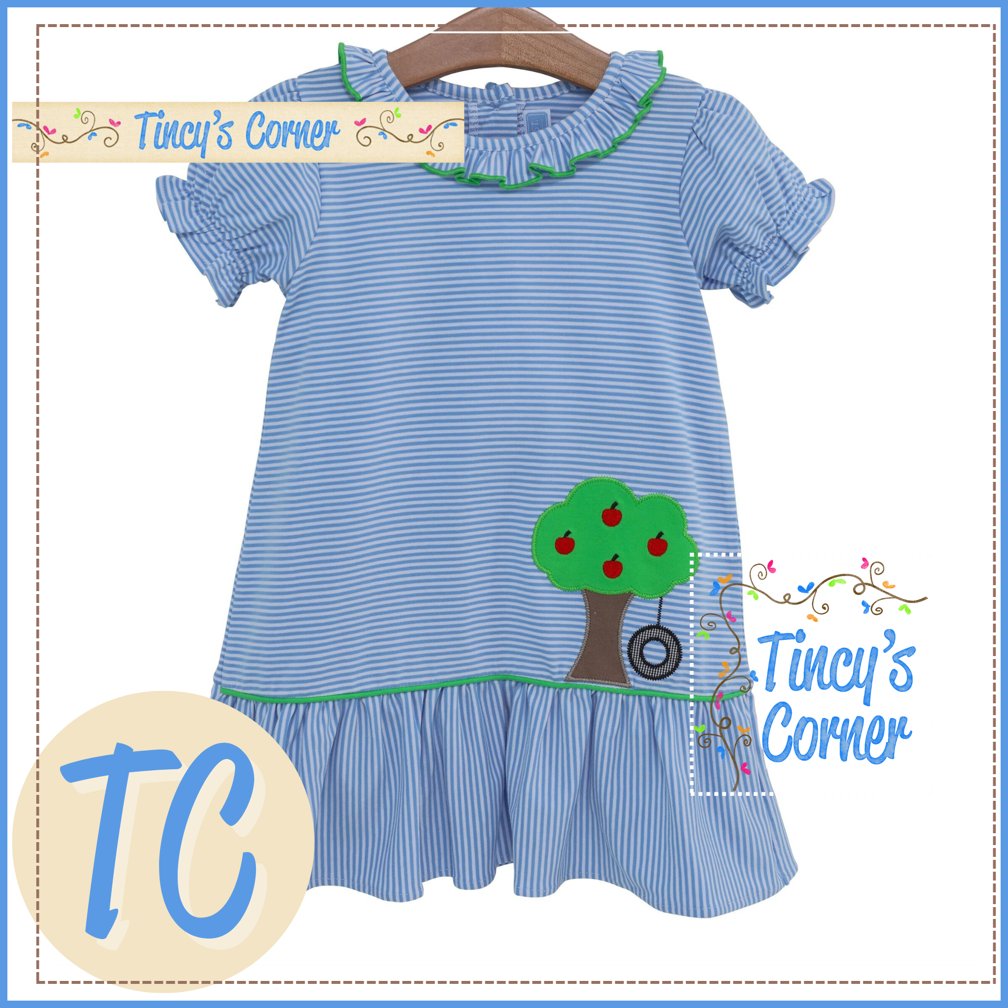 Apple Tree Tire Swing Dress