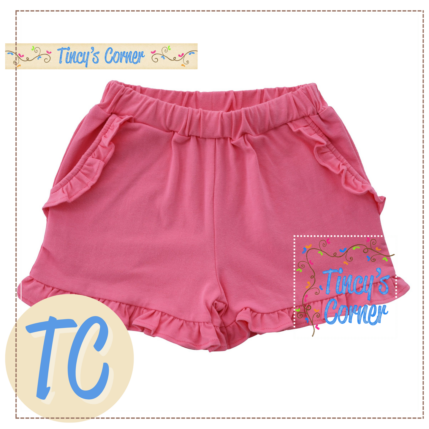 Flamingo Pocket Tee Short Set