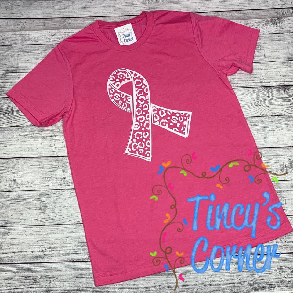 Leopard Breast Cancer T-Shirt