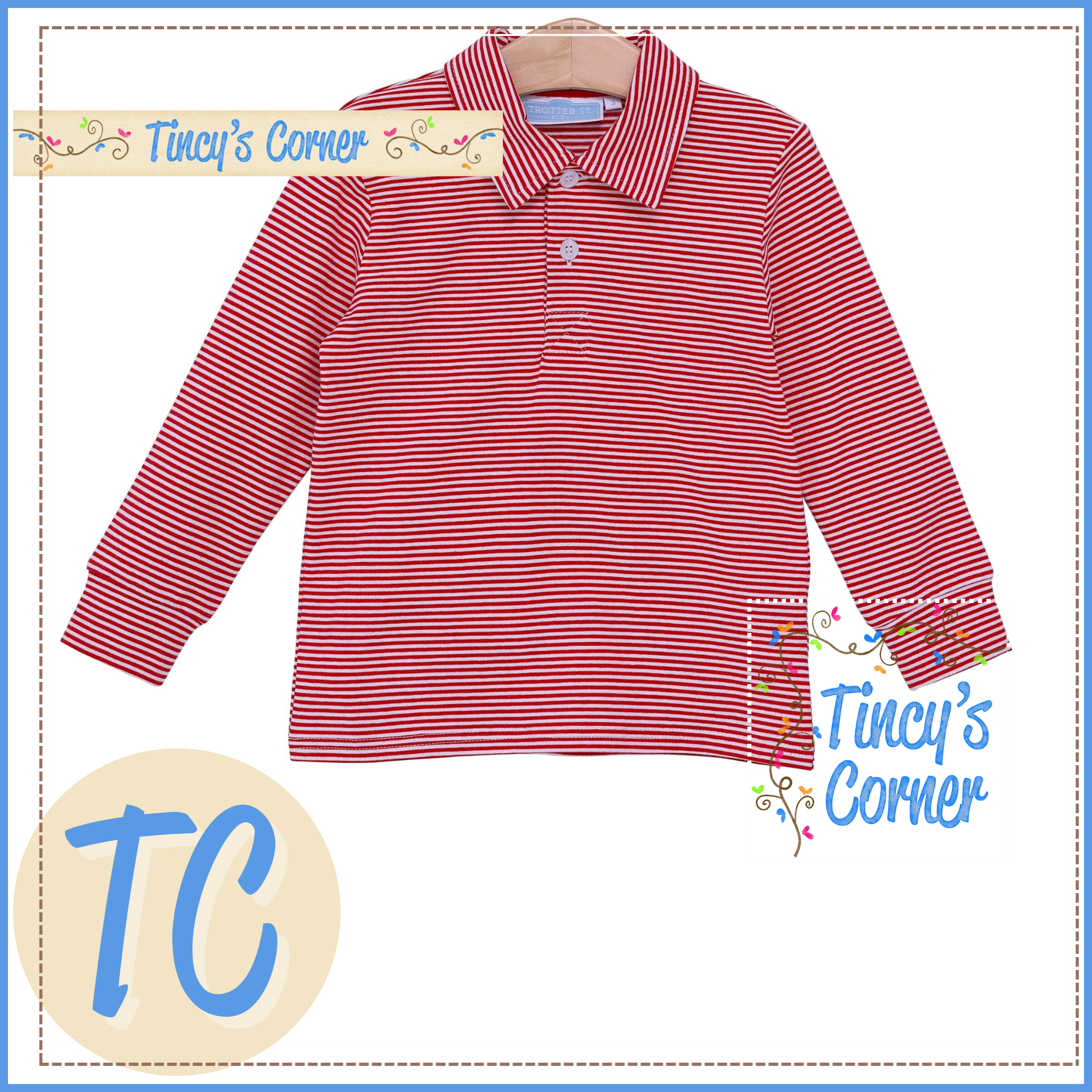 Jackson LS Stripe Polo