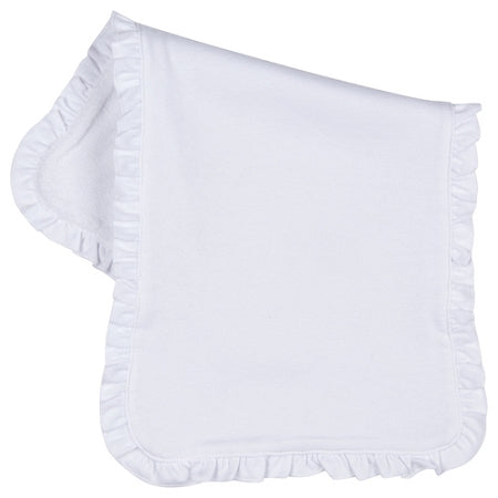 Infant Burp Cloth Ruffle