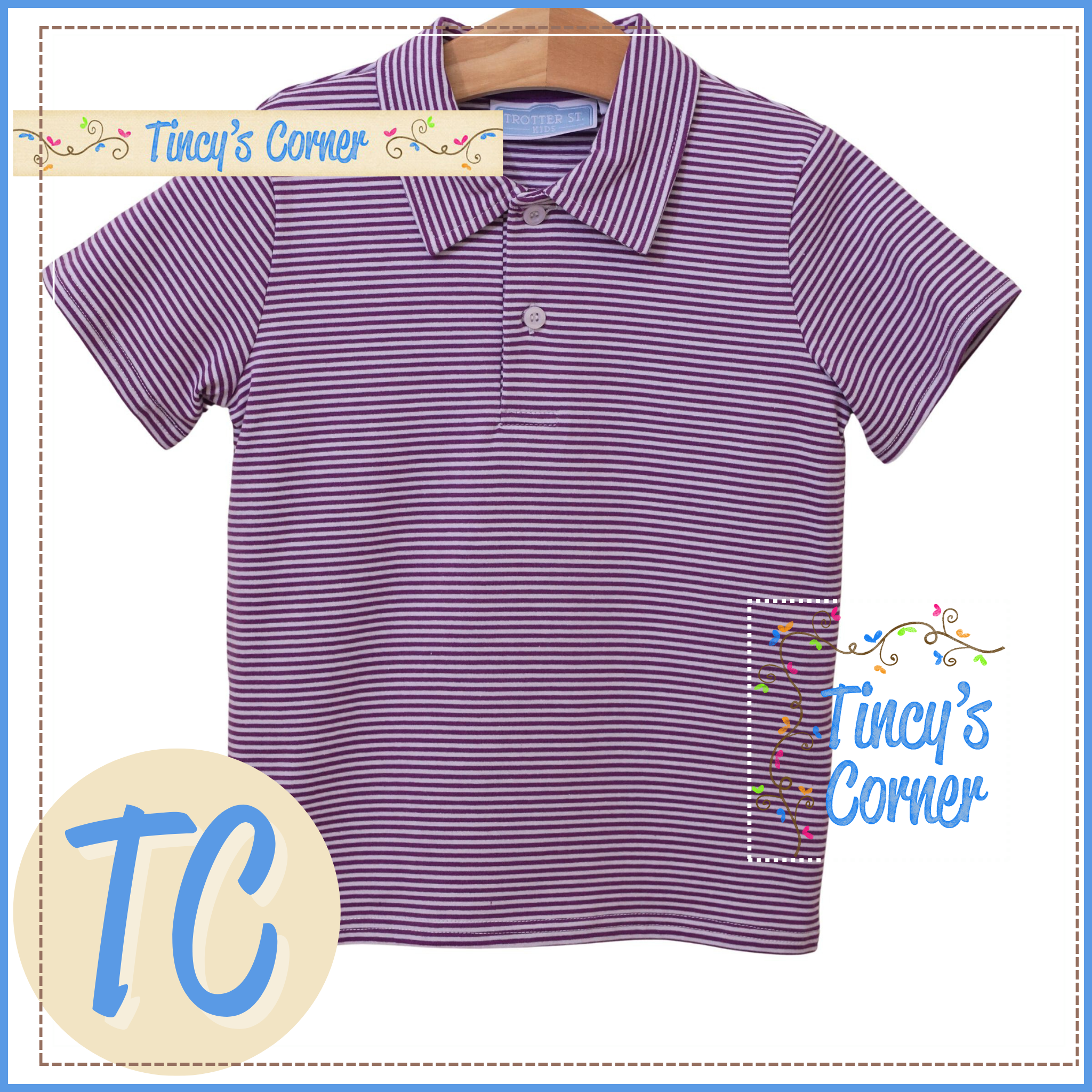 Henry Stripe Polo