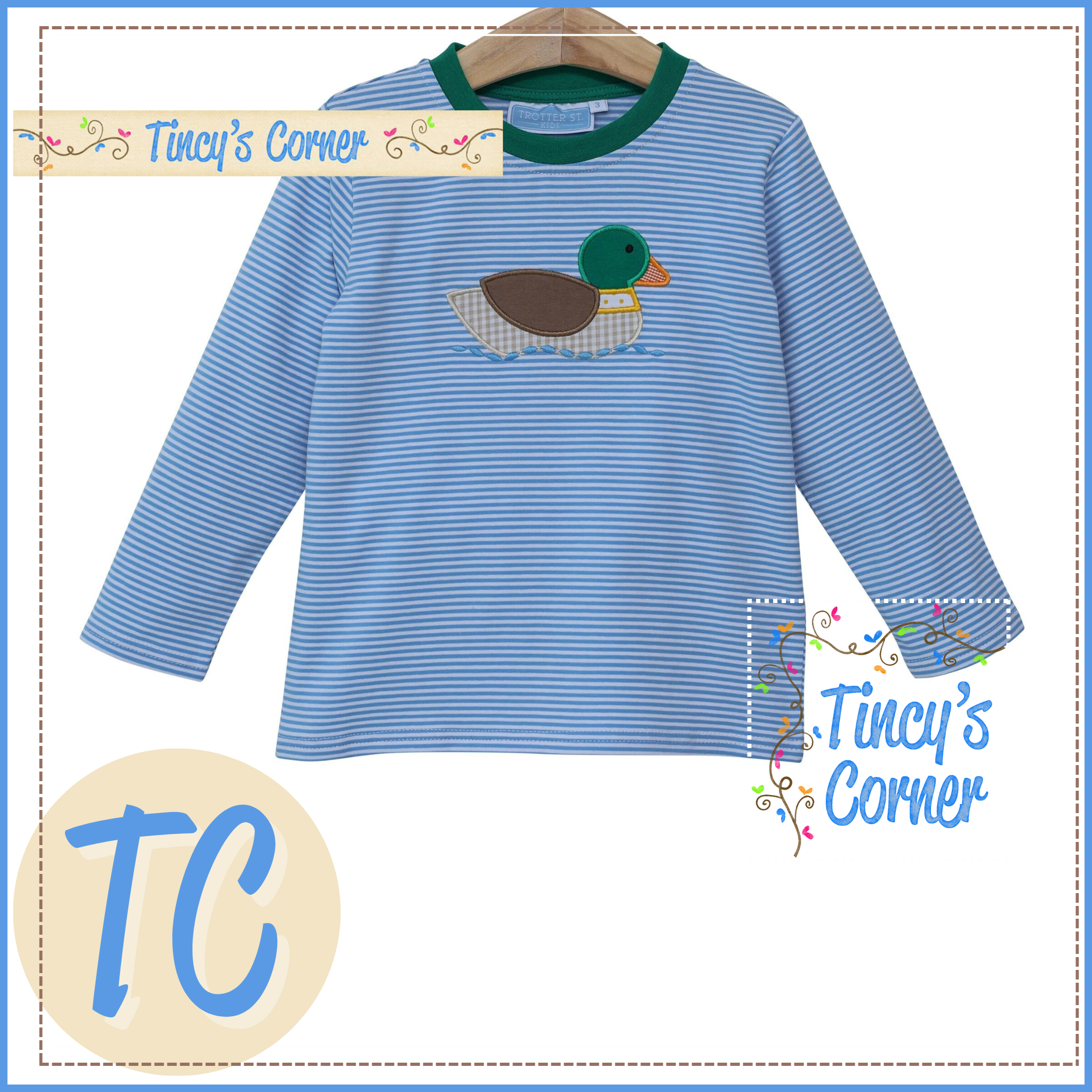 Boy's Long Sleeve Duck T-Shirt