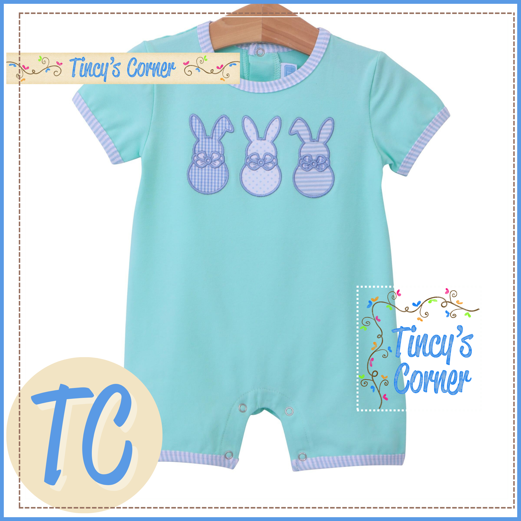 Bunny Trio Romper