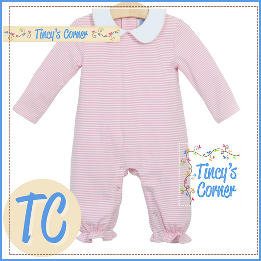 LS Claire Stripe Romper