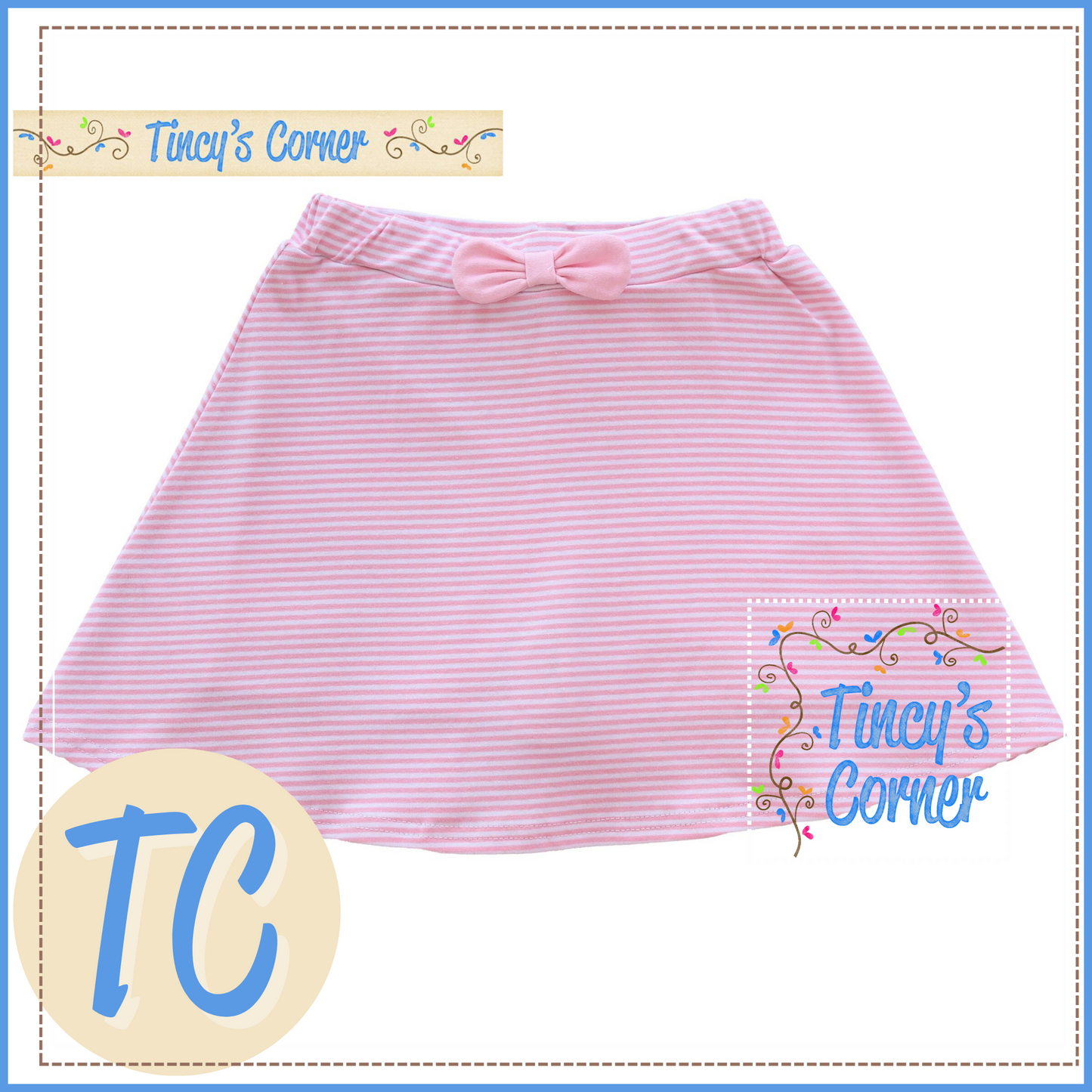 Vivian Flutter Top Skort Set -114