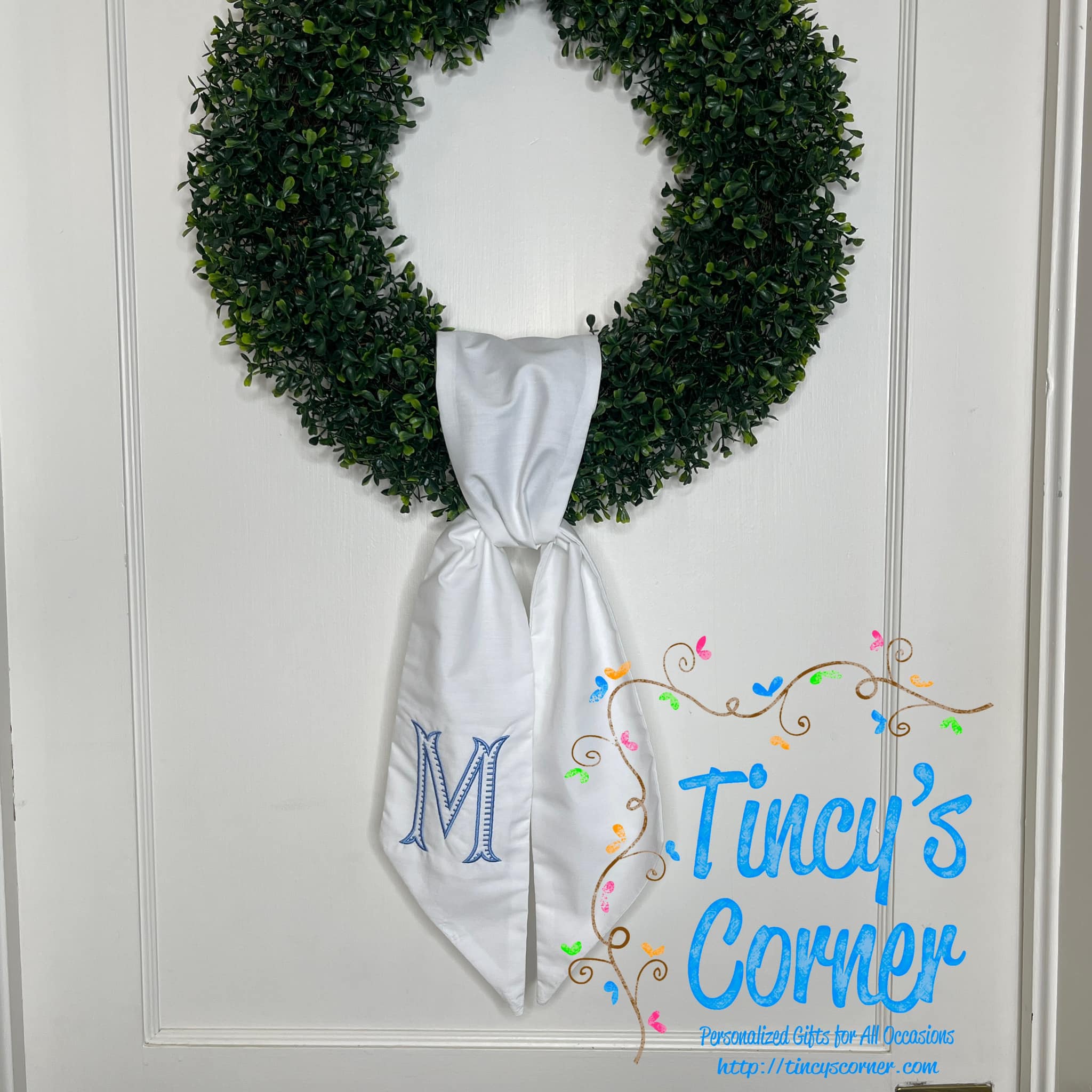 Wreath Sash