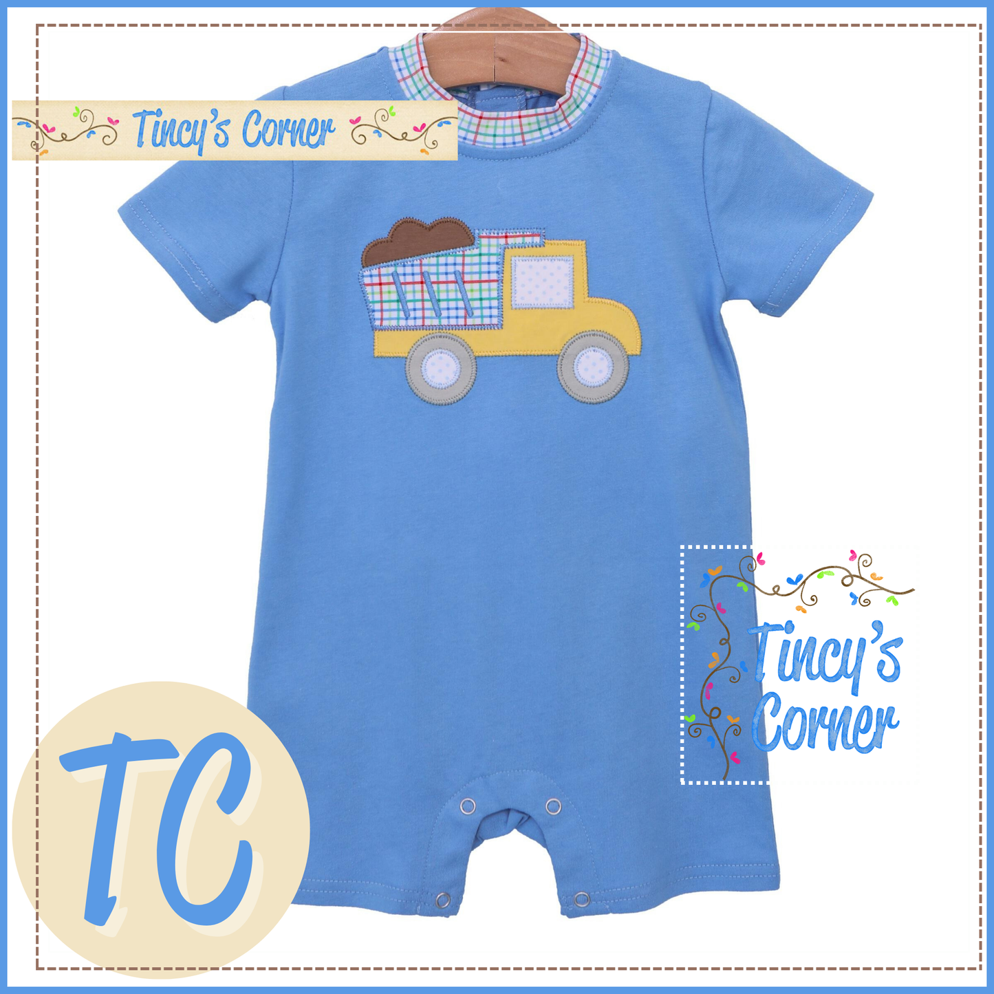 Dump Truck Romper