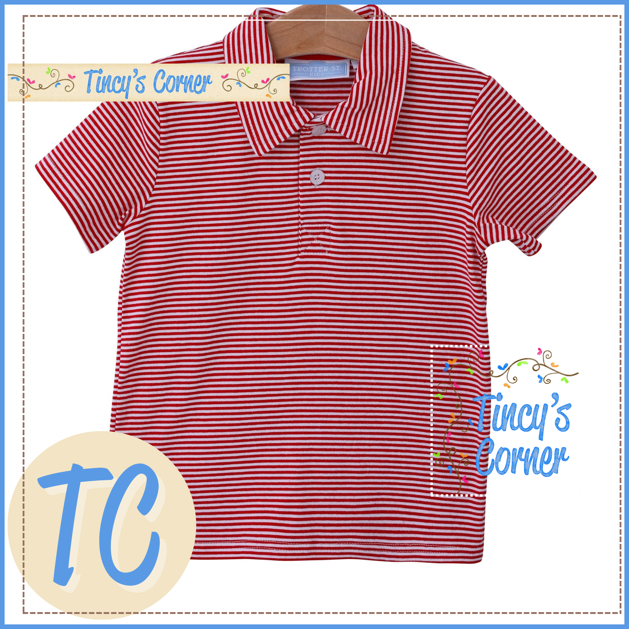Henry Stripe Polo