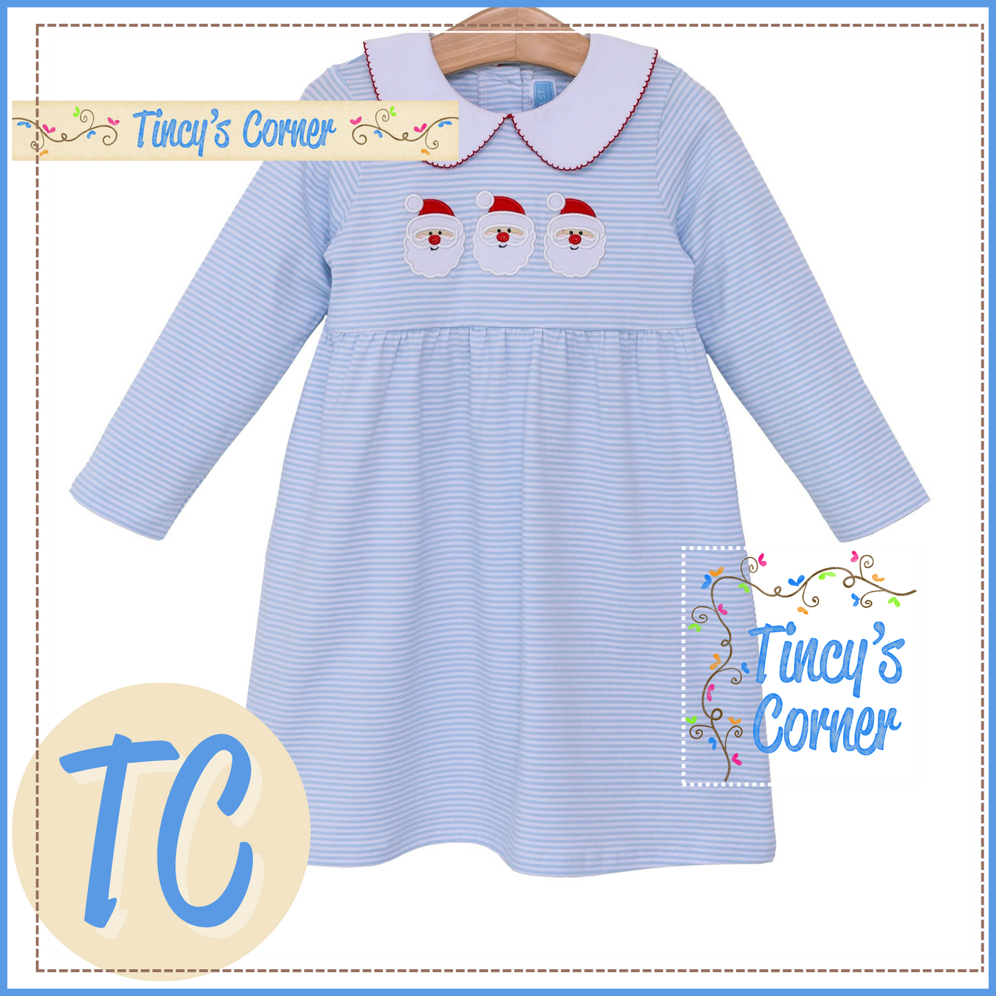 Santa Applique Dress