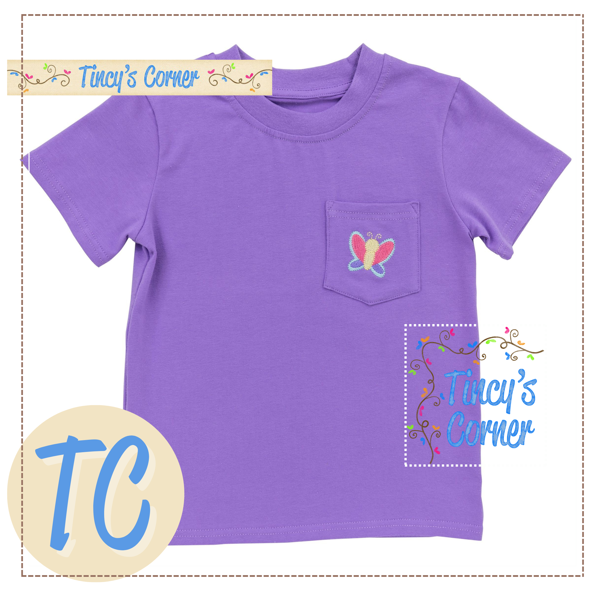 Butterfly Pocket Tee