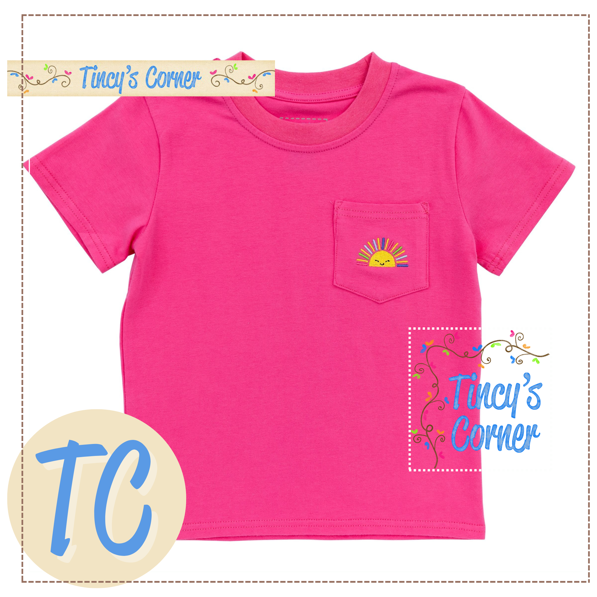 Sunshine Pocket Tee Short Set