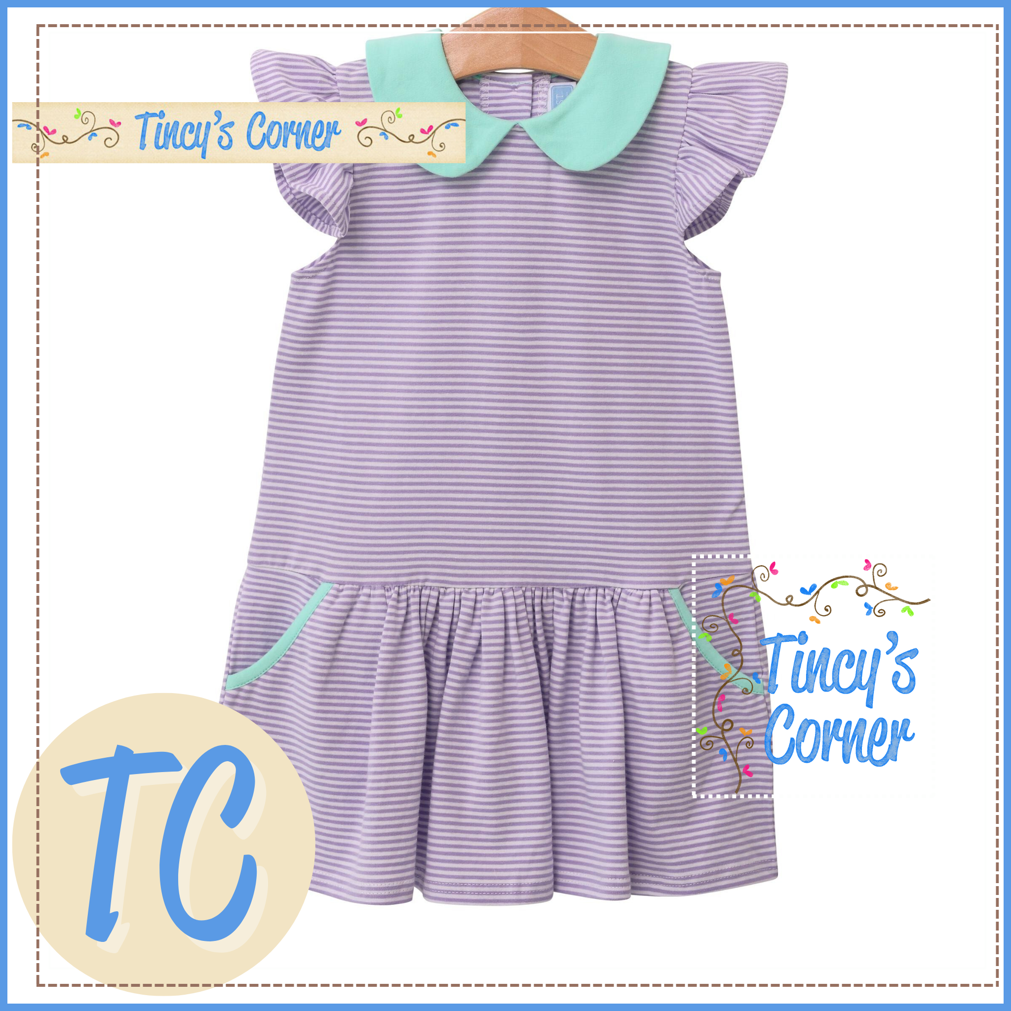 Genevieve Stripe Dress