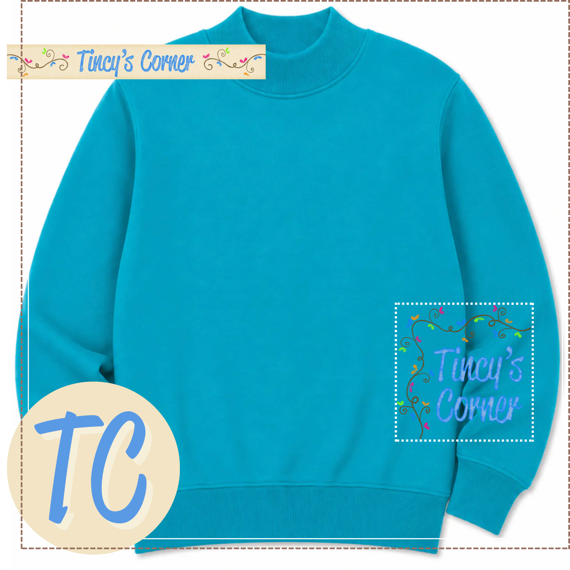Infant Mock Neck Sweatshirt
