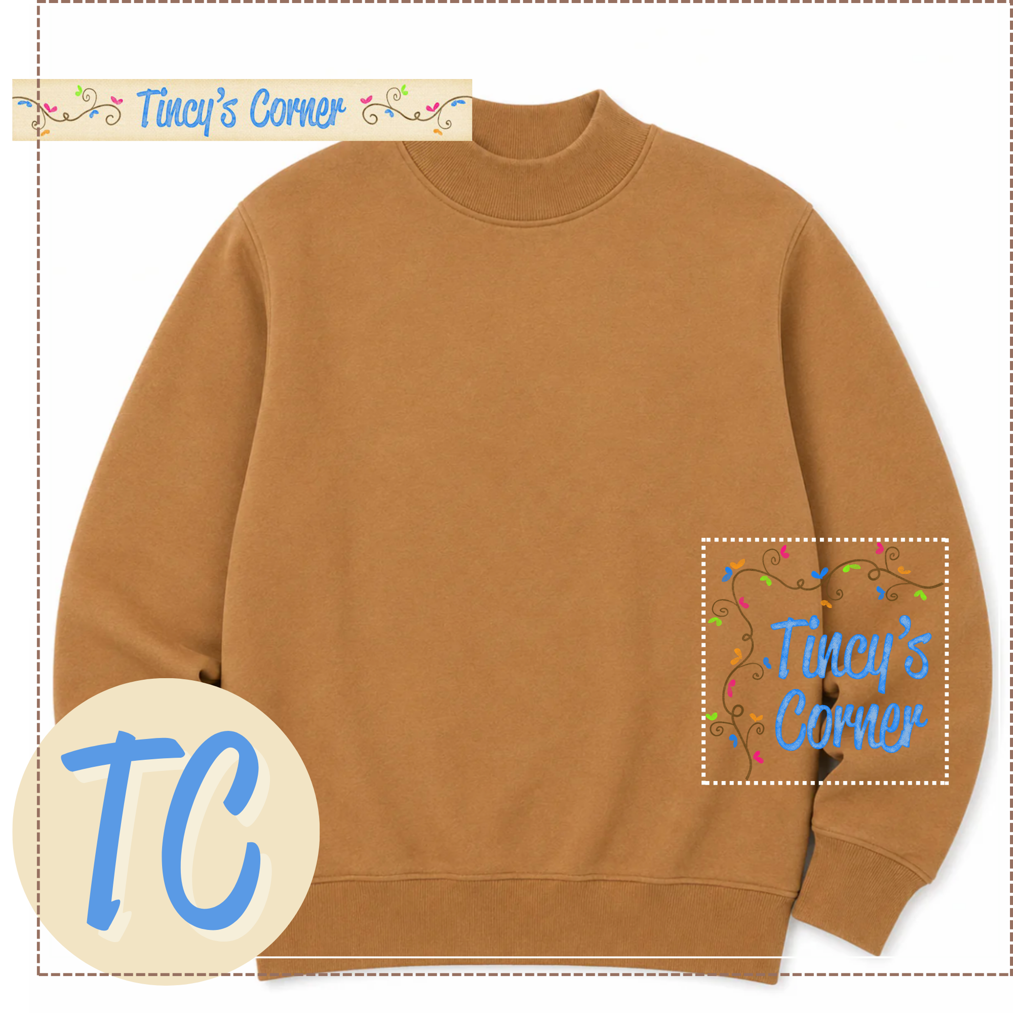 Infant Mock Neck Sweatshirt