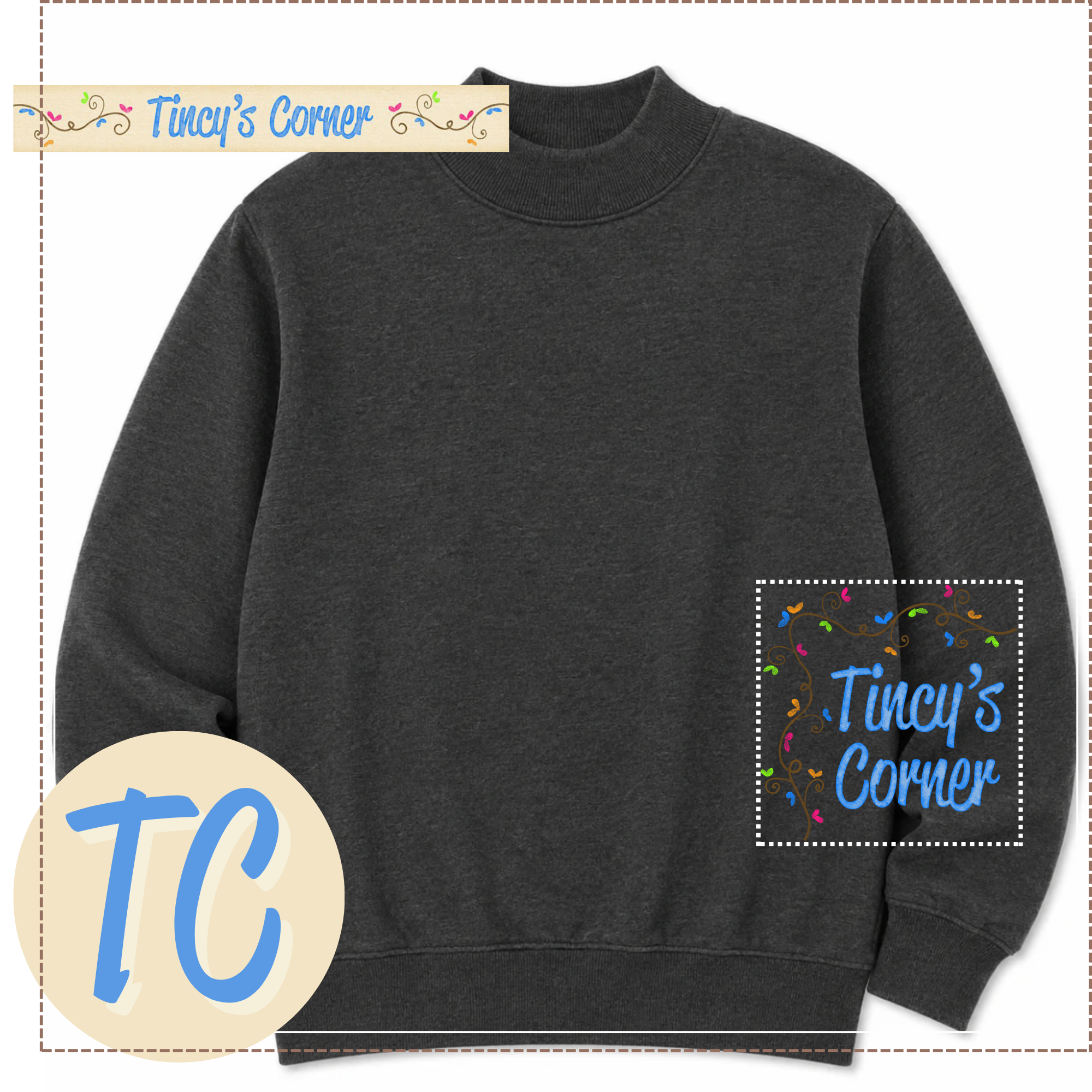 Infant Mock Neck Sweatshirt
