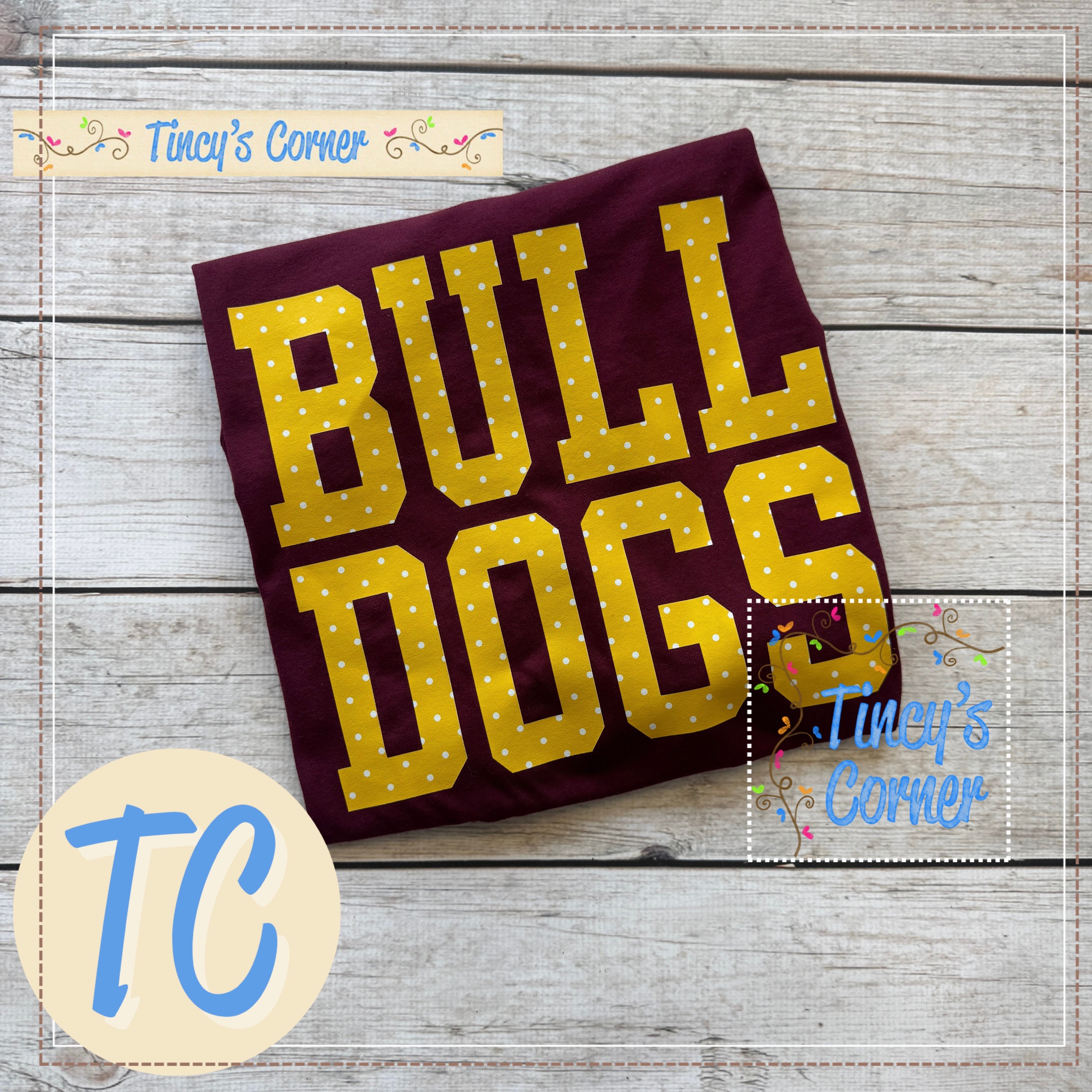Bulldogs Polka Dot T-Shirt