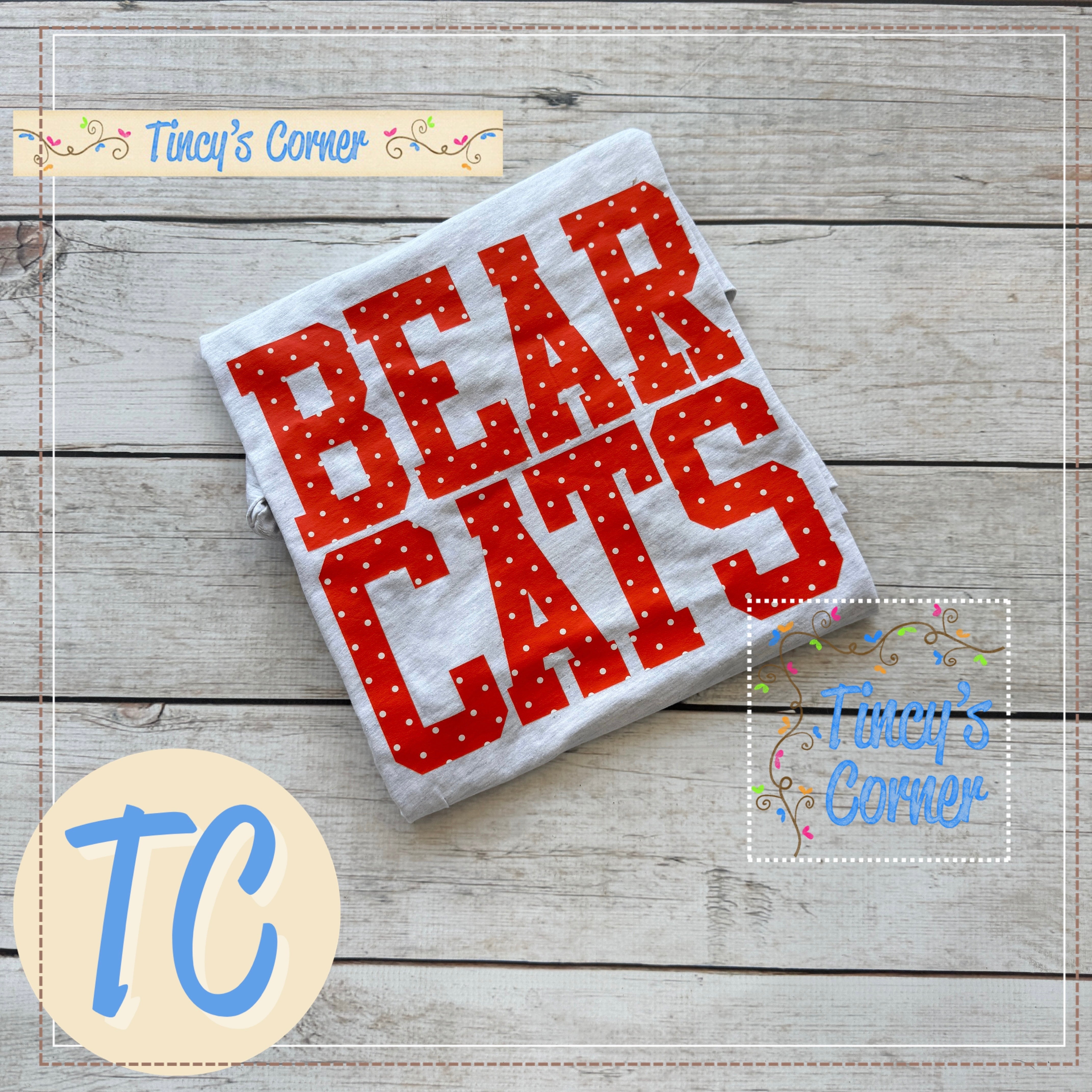 Bearcats Polka Dot T-Shirt