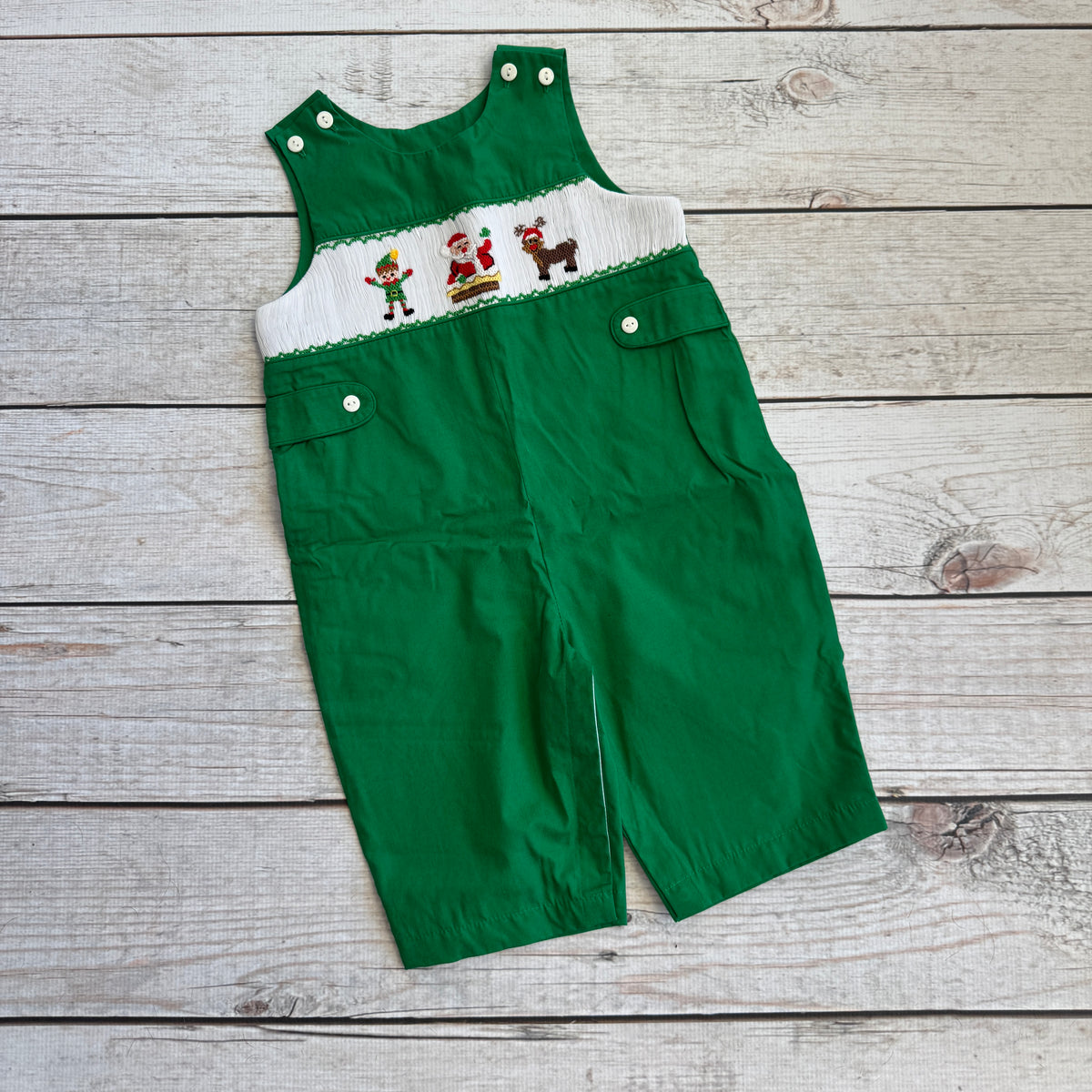 Smocked Christmas Trio Longall