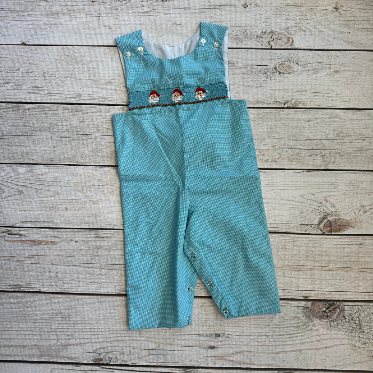 Boy's Smocked Santa