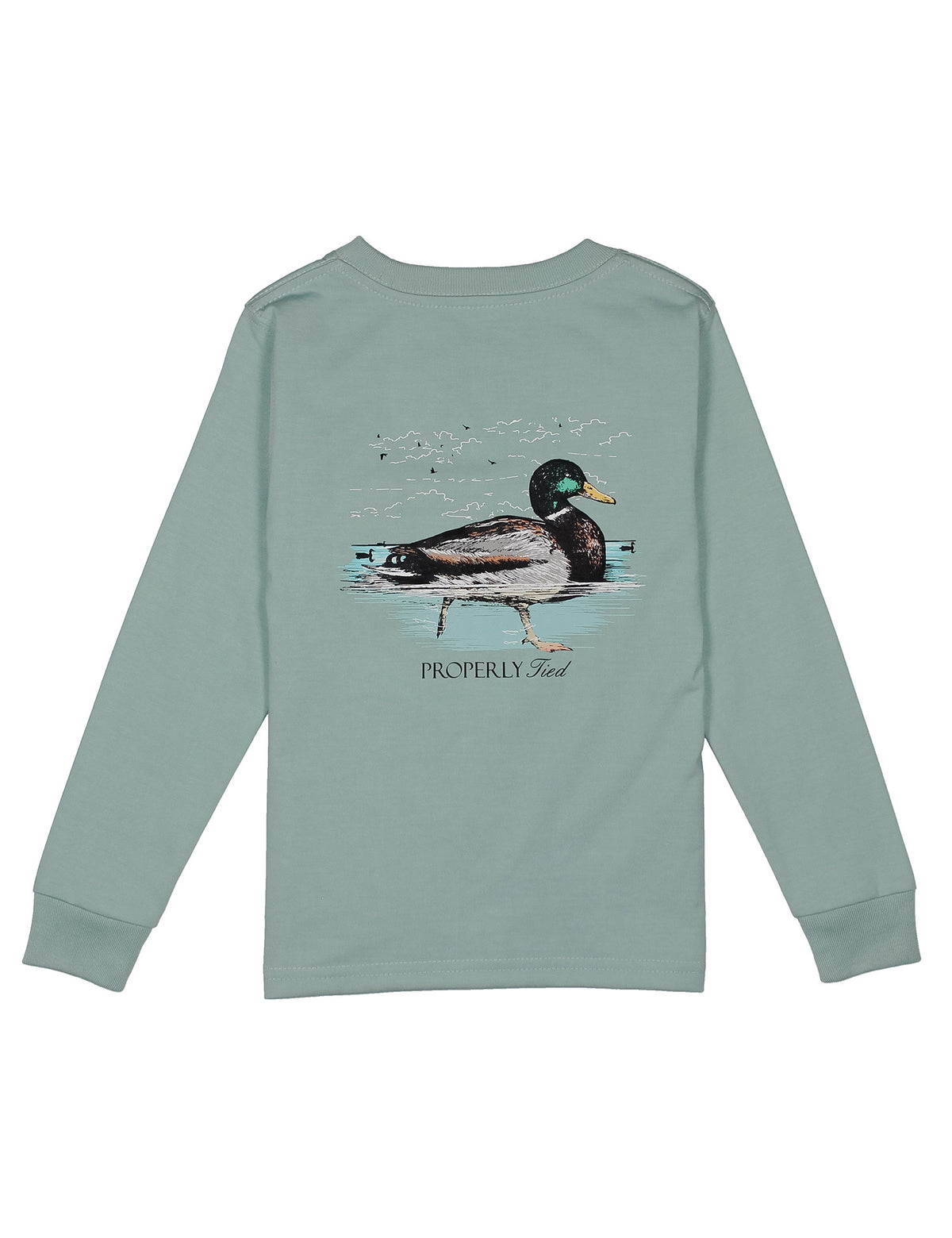 Boys Swimming Mallard PT LS T-Shirt