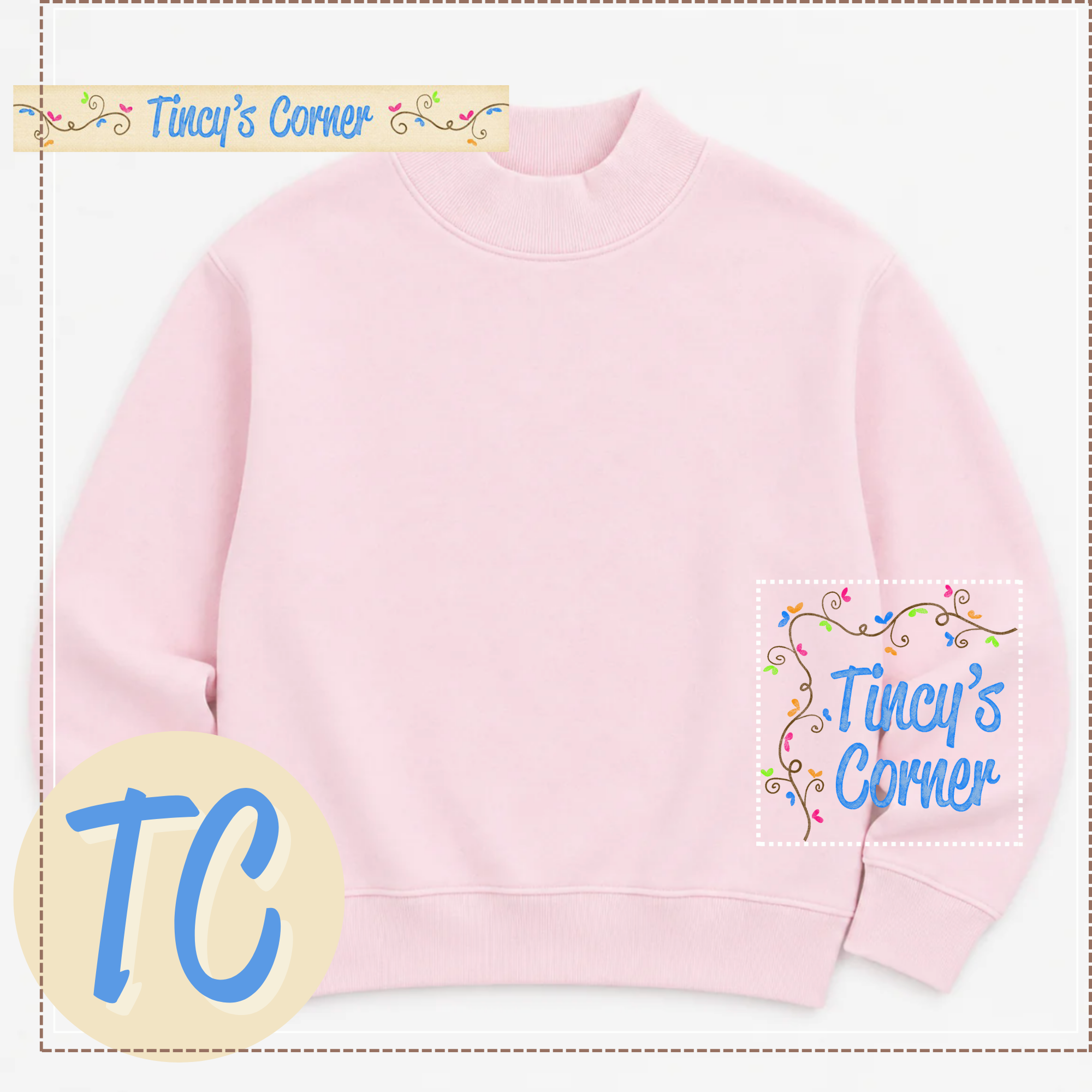 Infant Mock Neck Sweatshirt