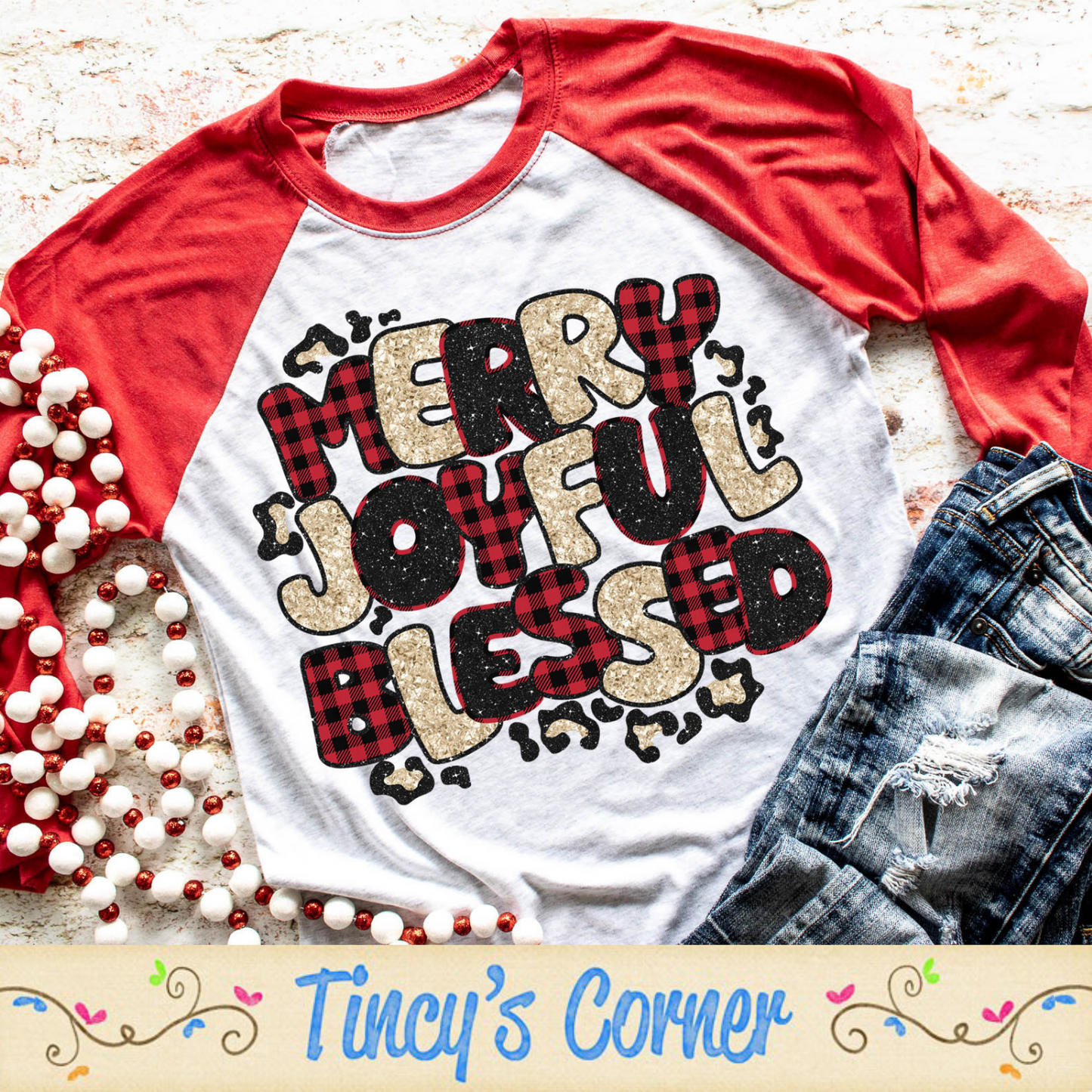 Merry Joyful Blessed -DTF SPT