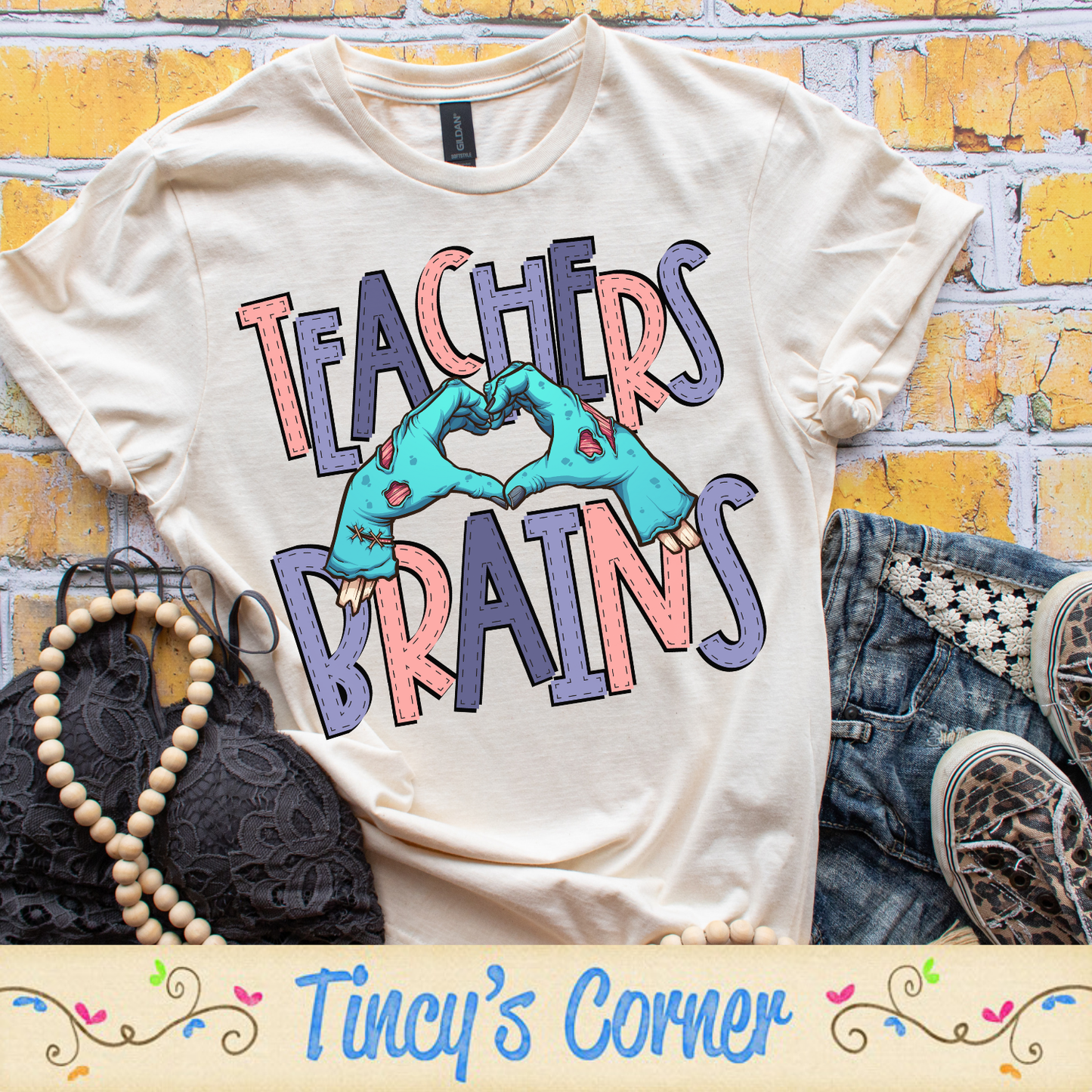 Teachers Love Brains -DTF SPT