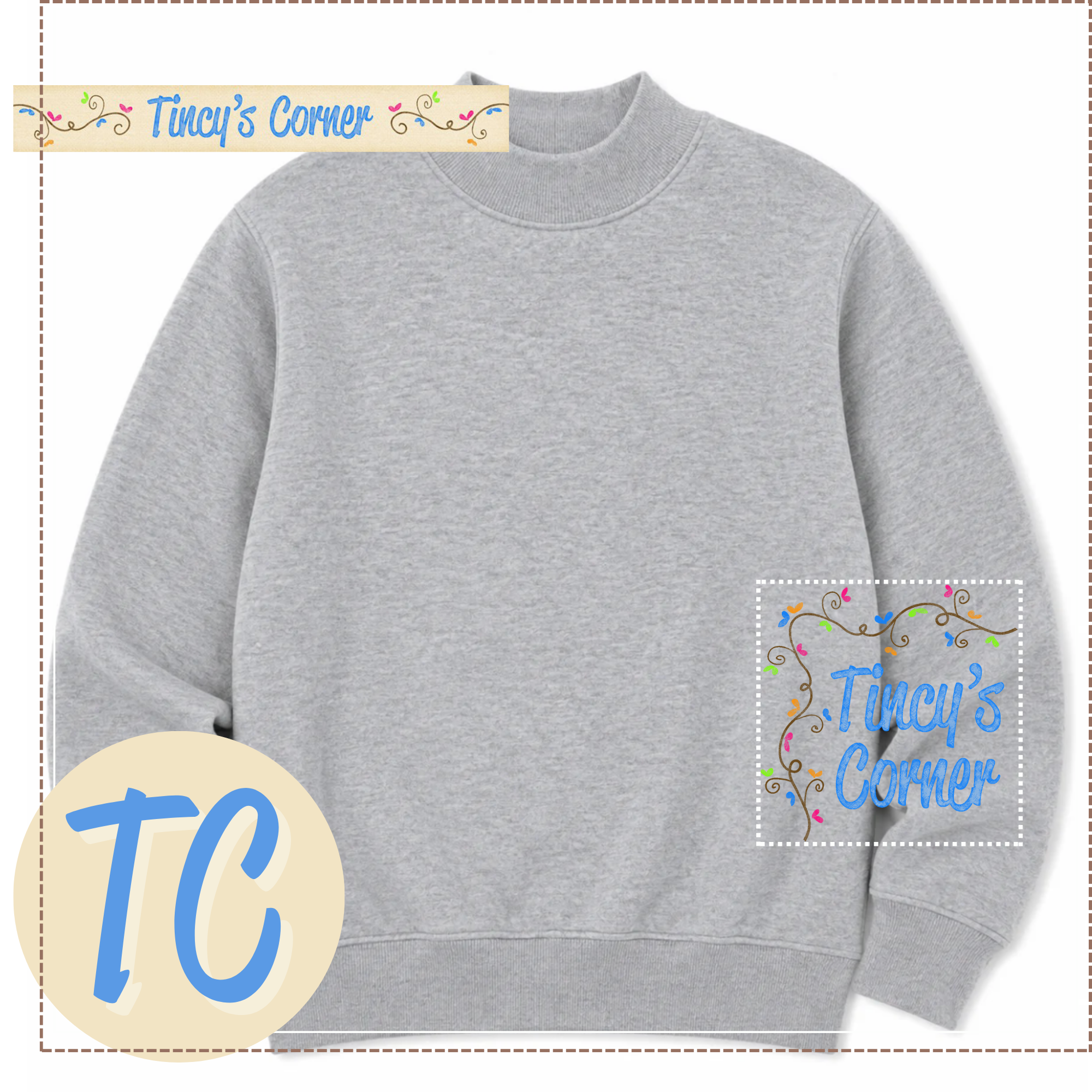 Infant Mock Neck Sweatshirt