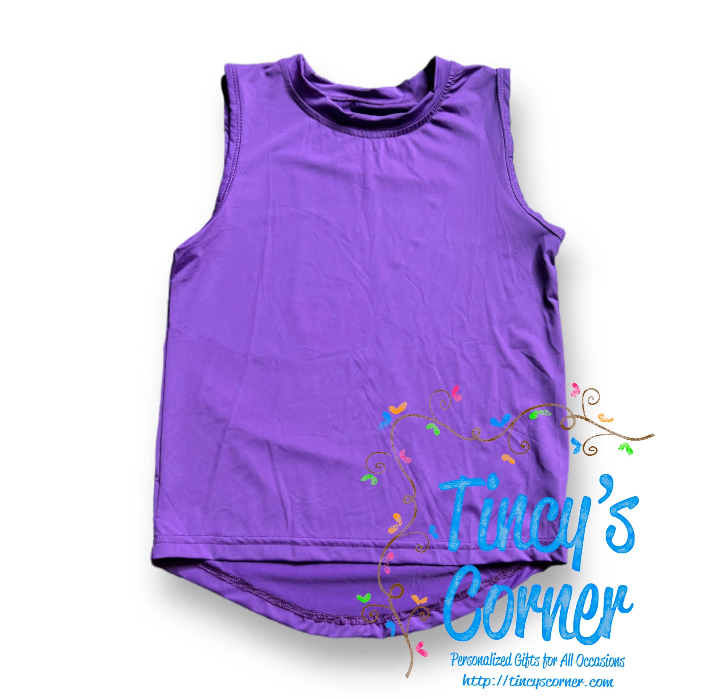 Girl's High Low Tank