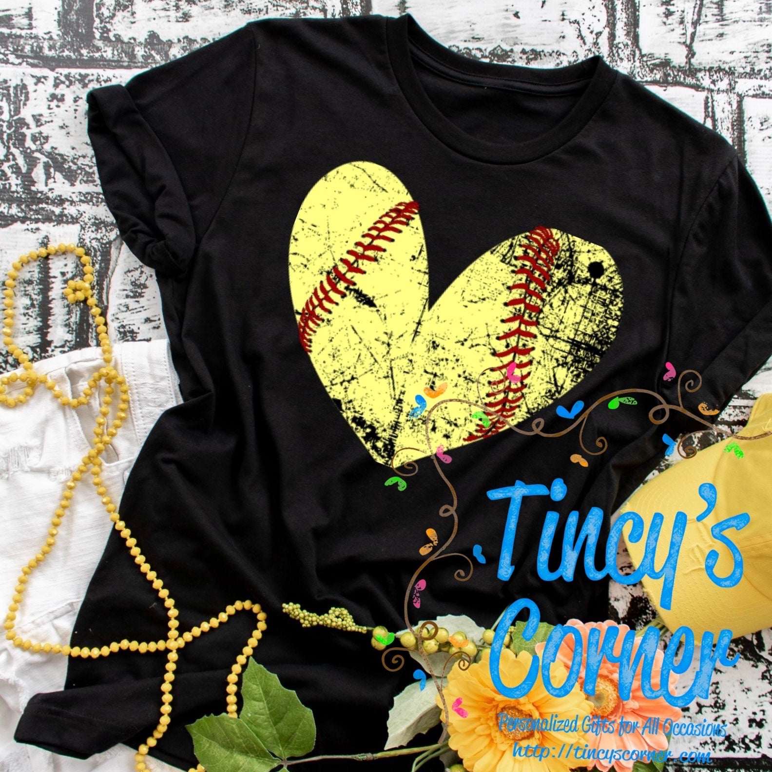 Softball Heart -HH SPT