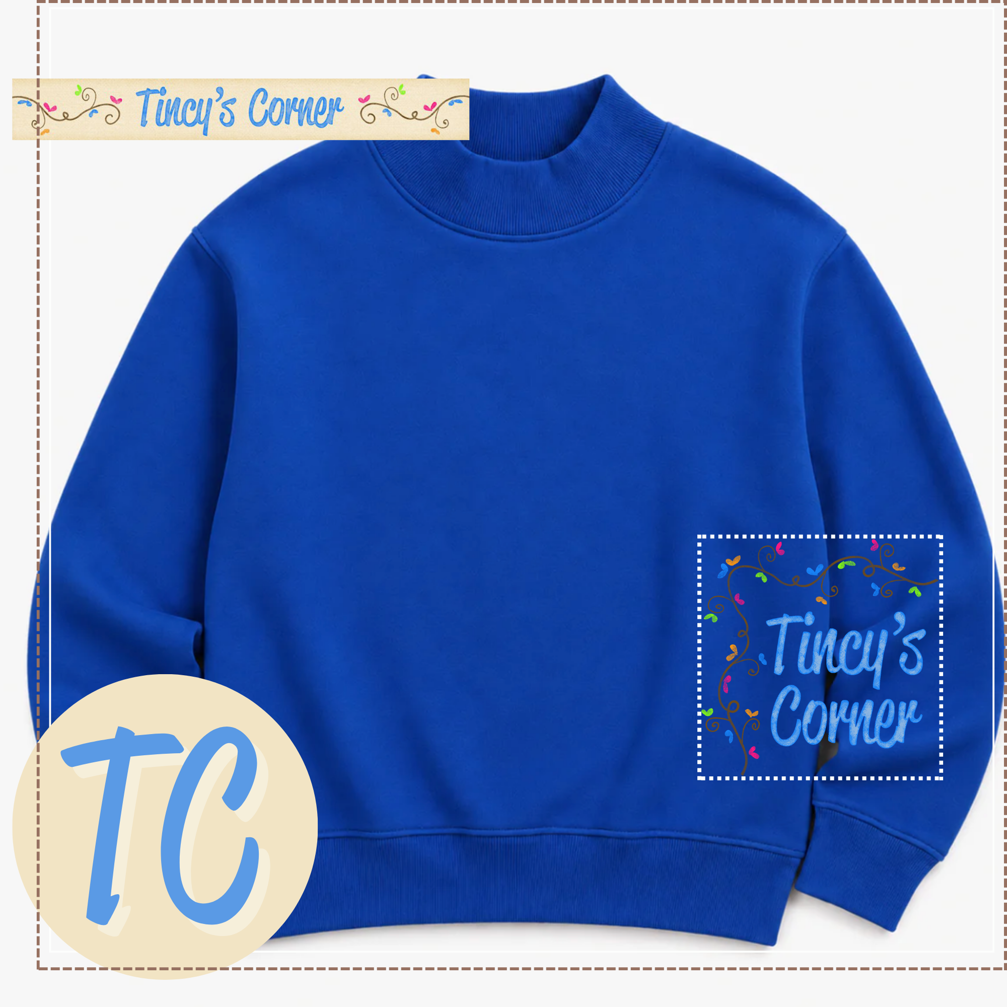 Infant Mock Neck Sweatshirt