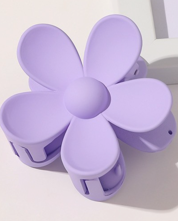 Lilac Flower Claw Clip