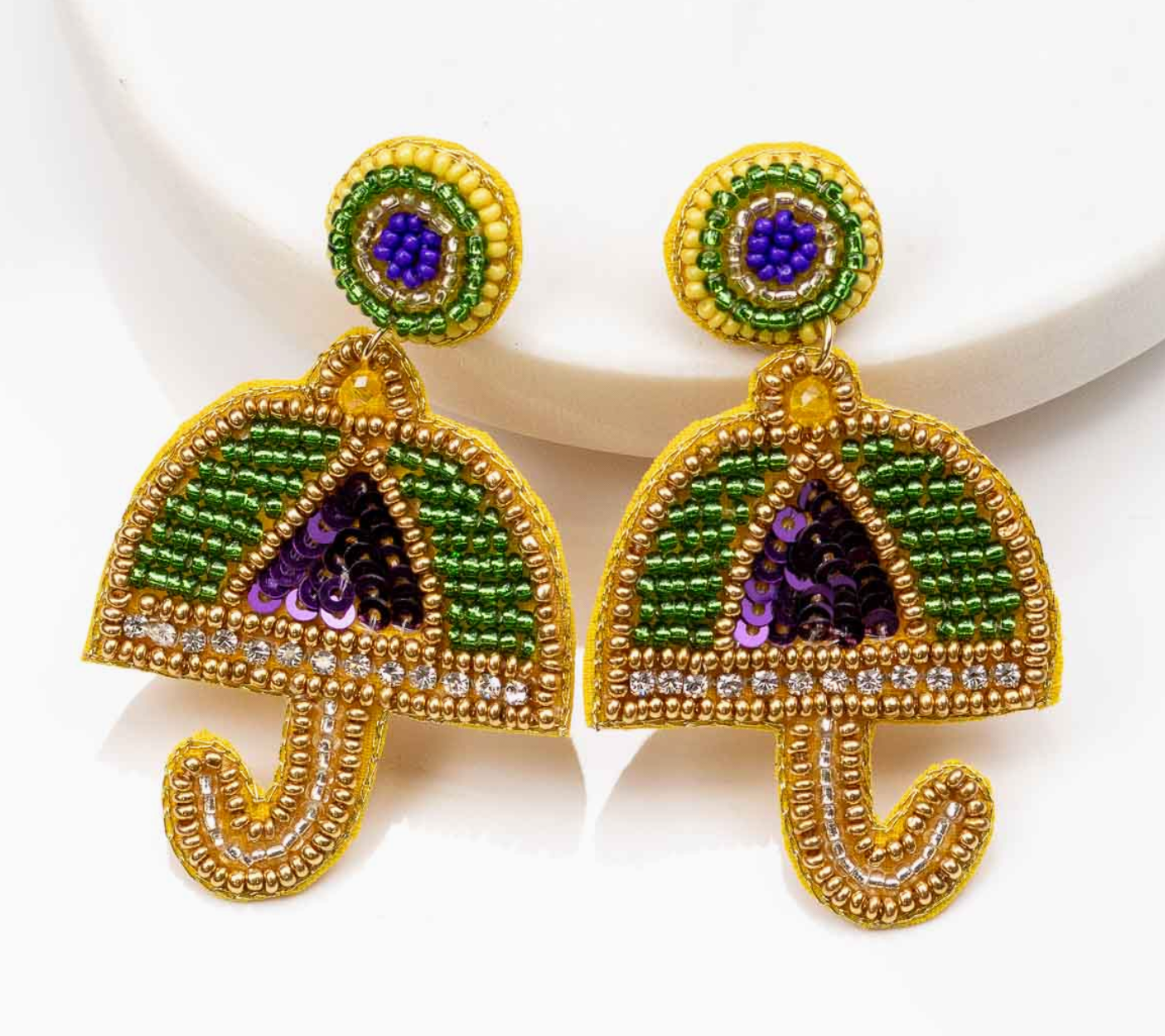 Second Line Beaded Earrings