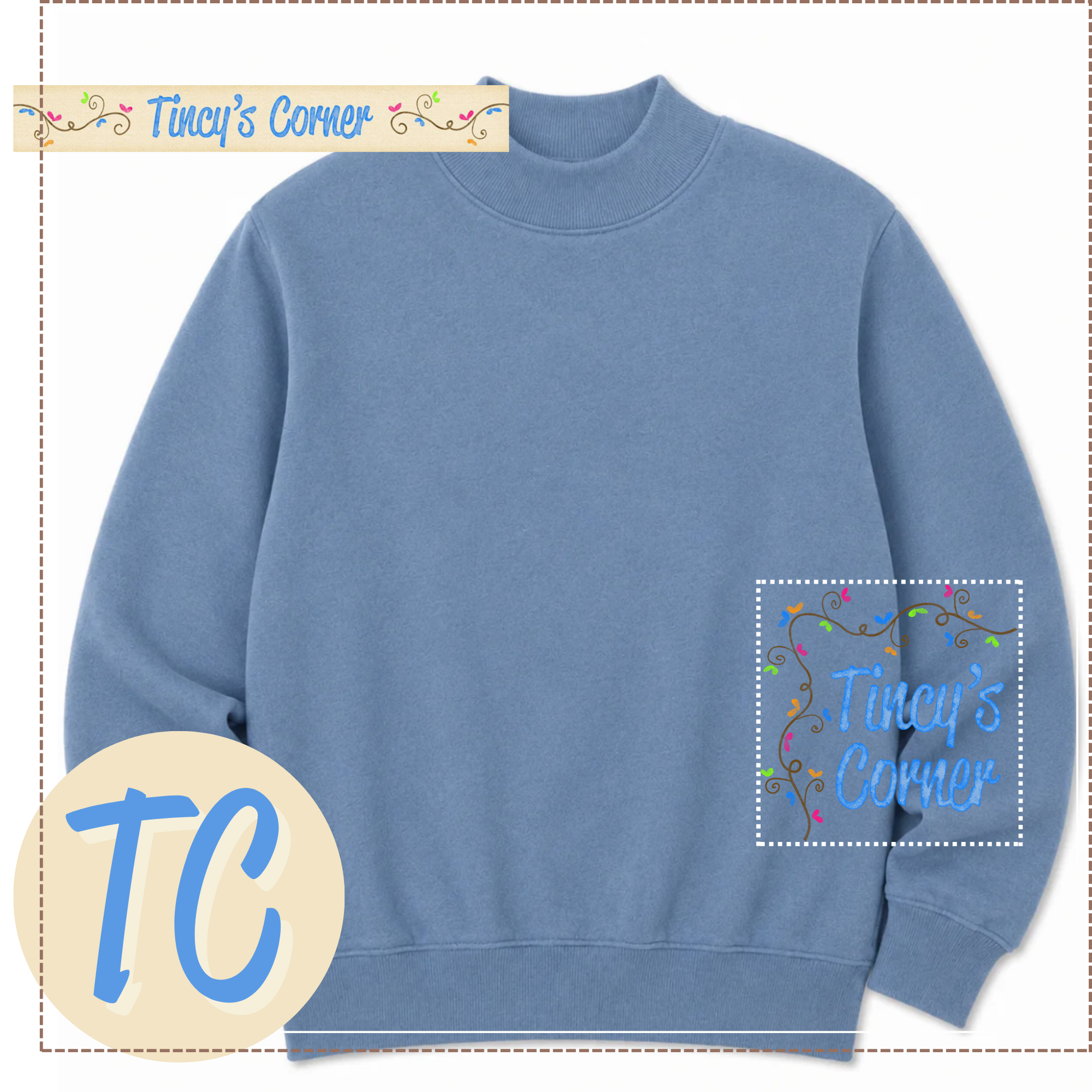 Infant Mock Neck Sweatshirt