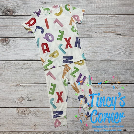 Alphabet Bamboo PJs
