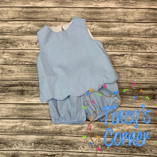 Gingham Top w/Bloomers