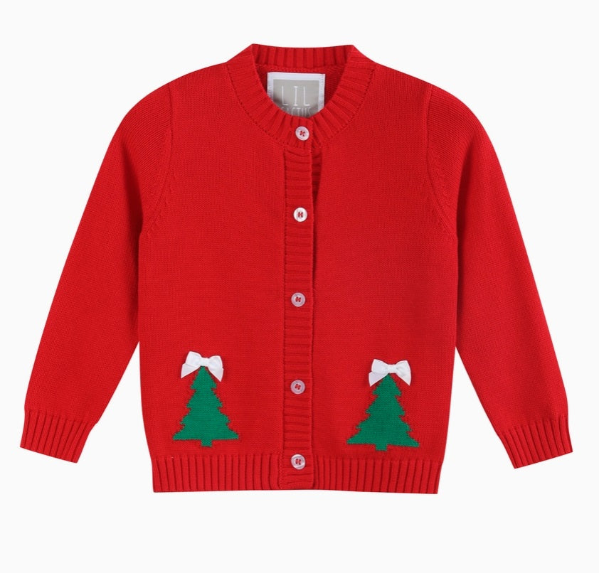 Christmas Tree Cardigan Sweater