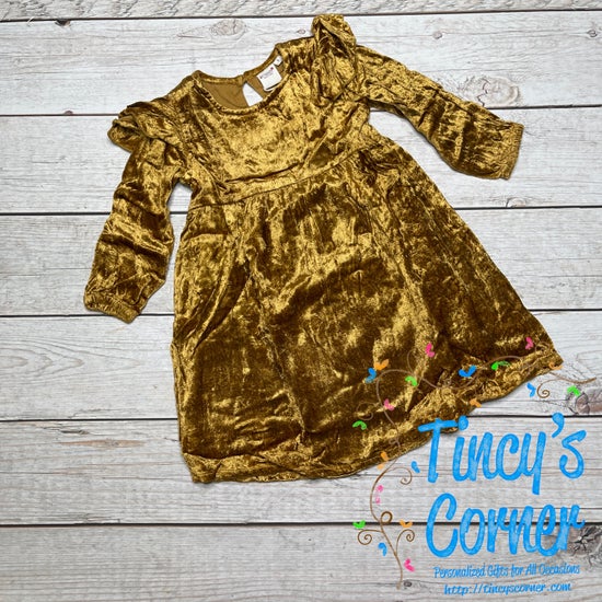 Crushed Velvet Dress