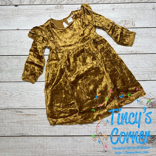 Crushed Velvet Dress