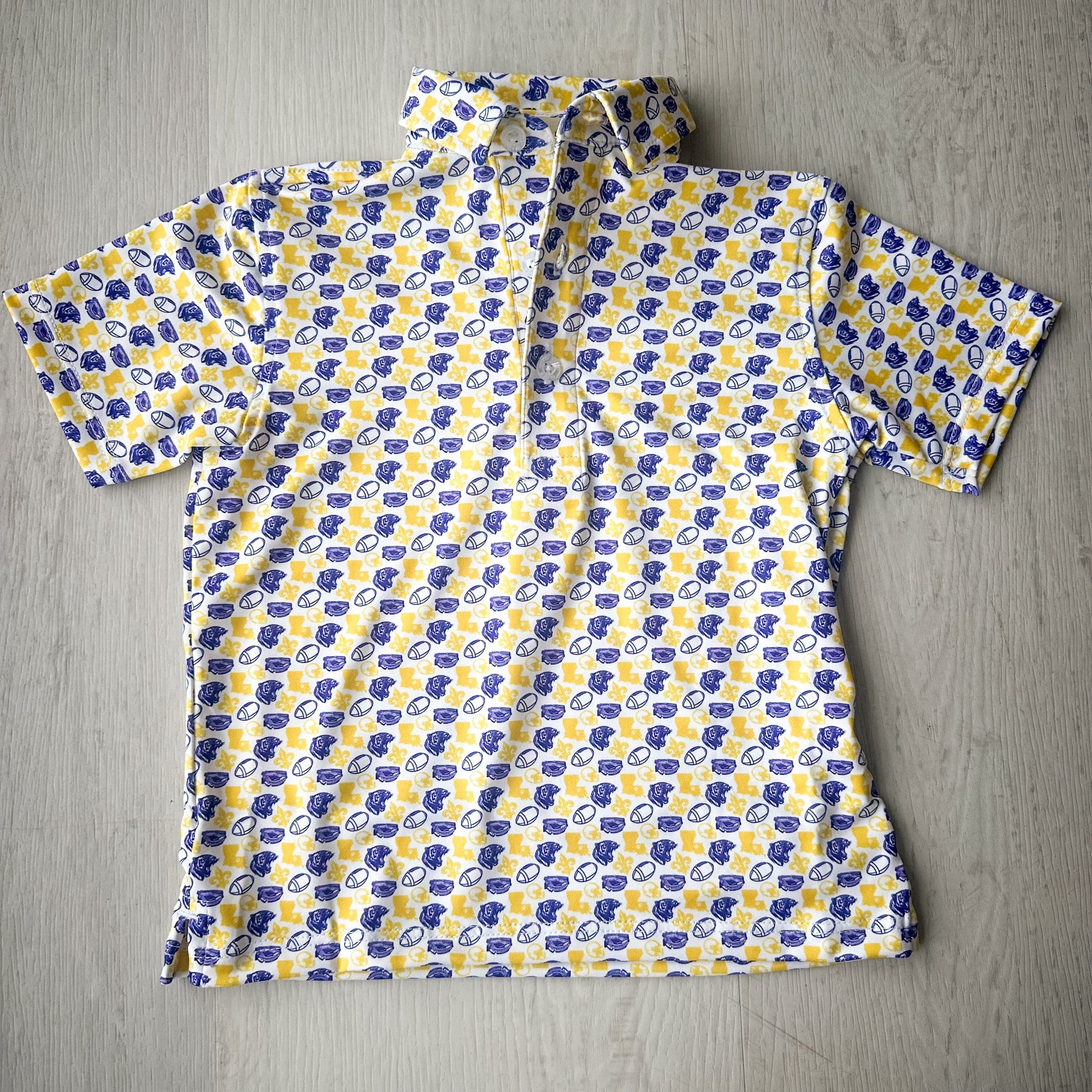 Fighting Tiger White Albatross Polo