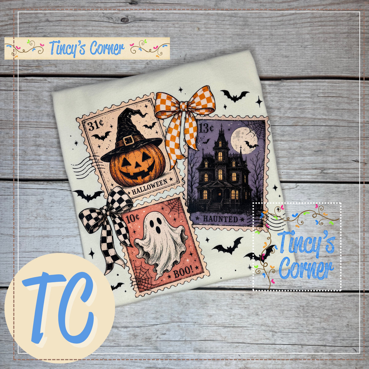 Vintage Halloween Stamp T-Shirt
