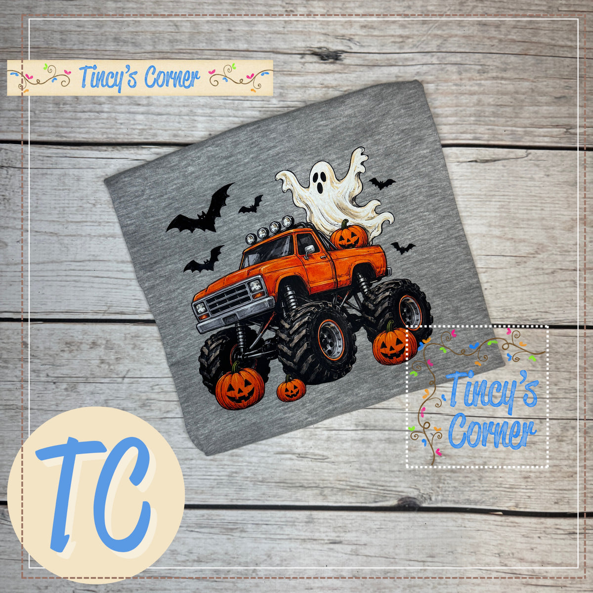 Halloween Monster Truck T-Shirt