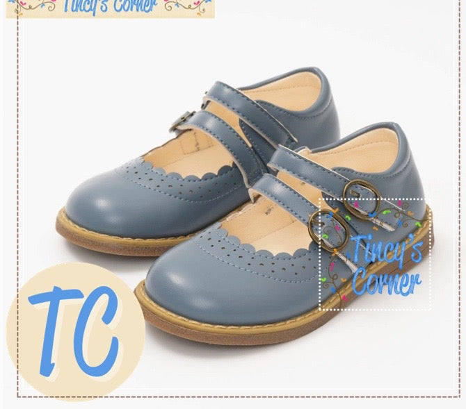 Double Buckle MJ Shoes