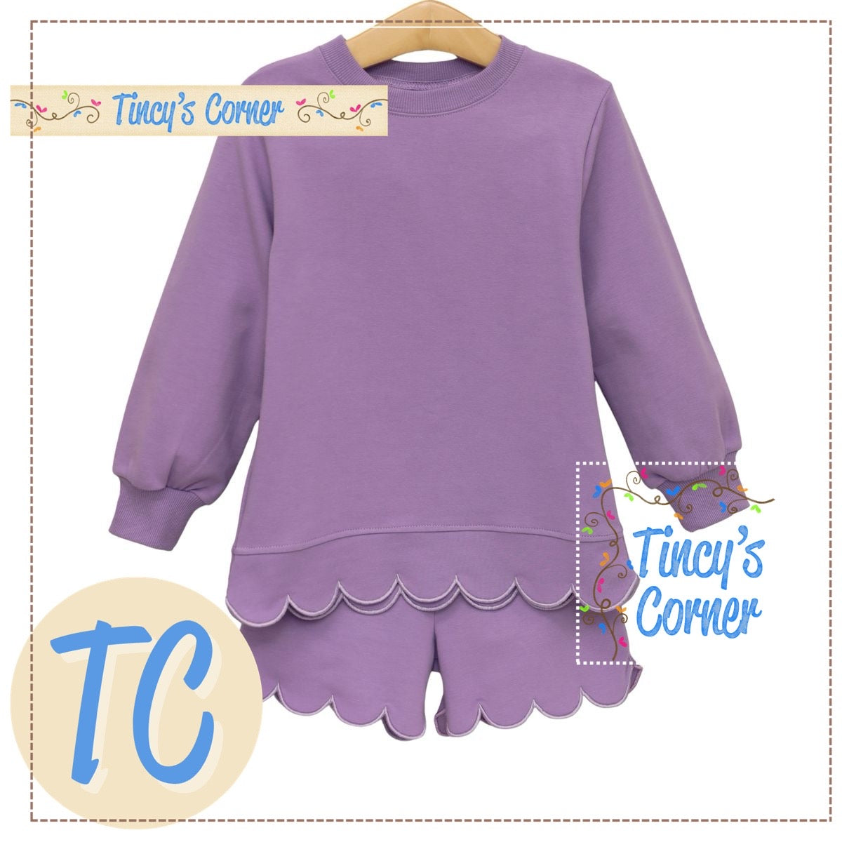 Sophia Scalloped Set