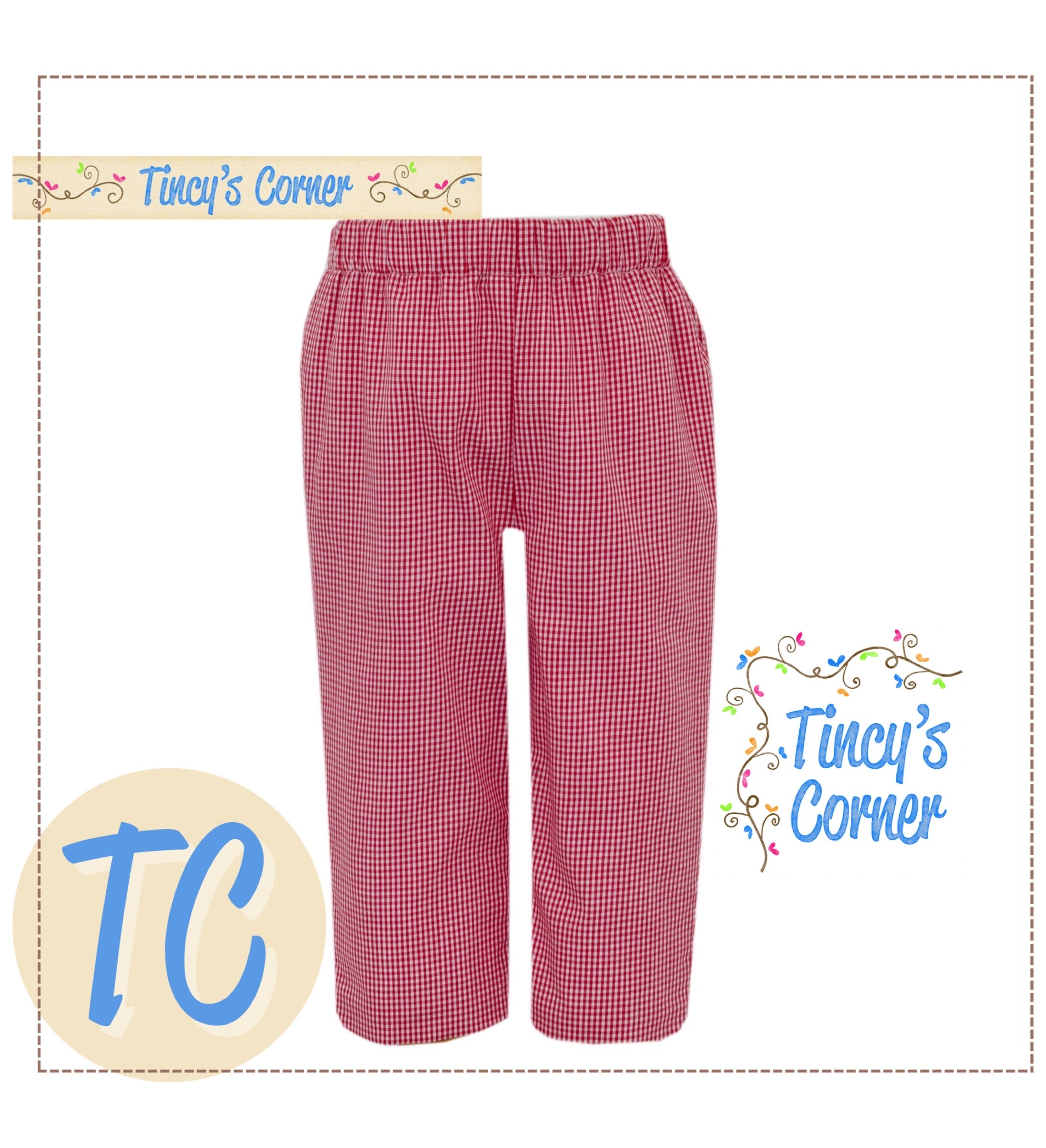 Christmas Trees Car Pants Set