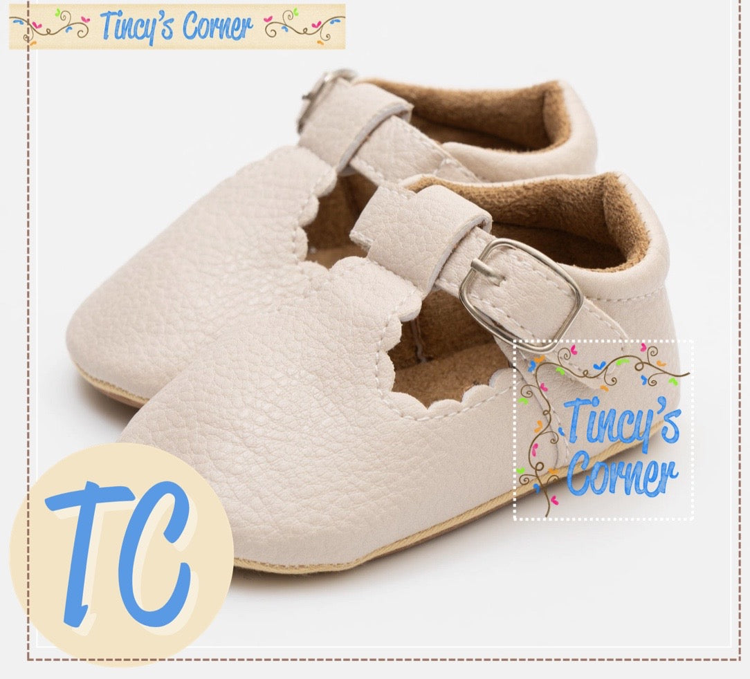 T-Strap Buckle Shoes