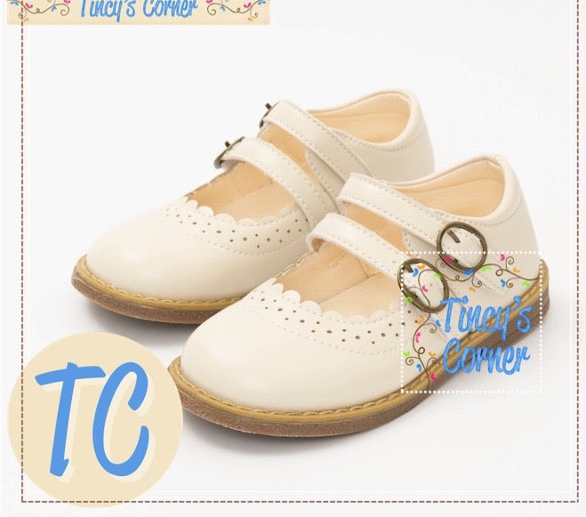 Double Buckle MJ Shoes