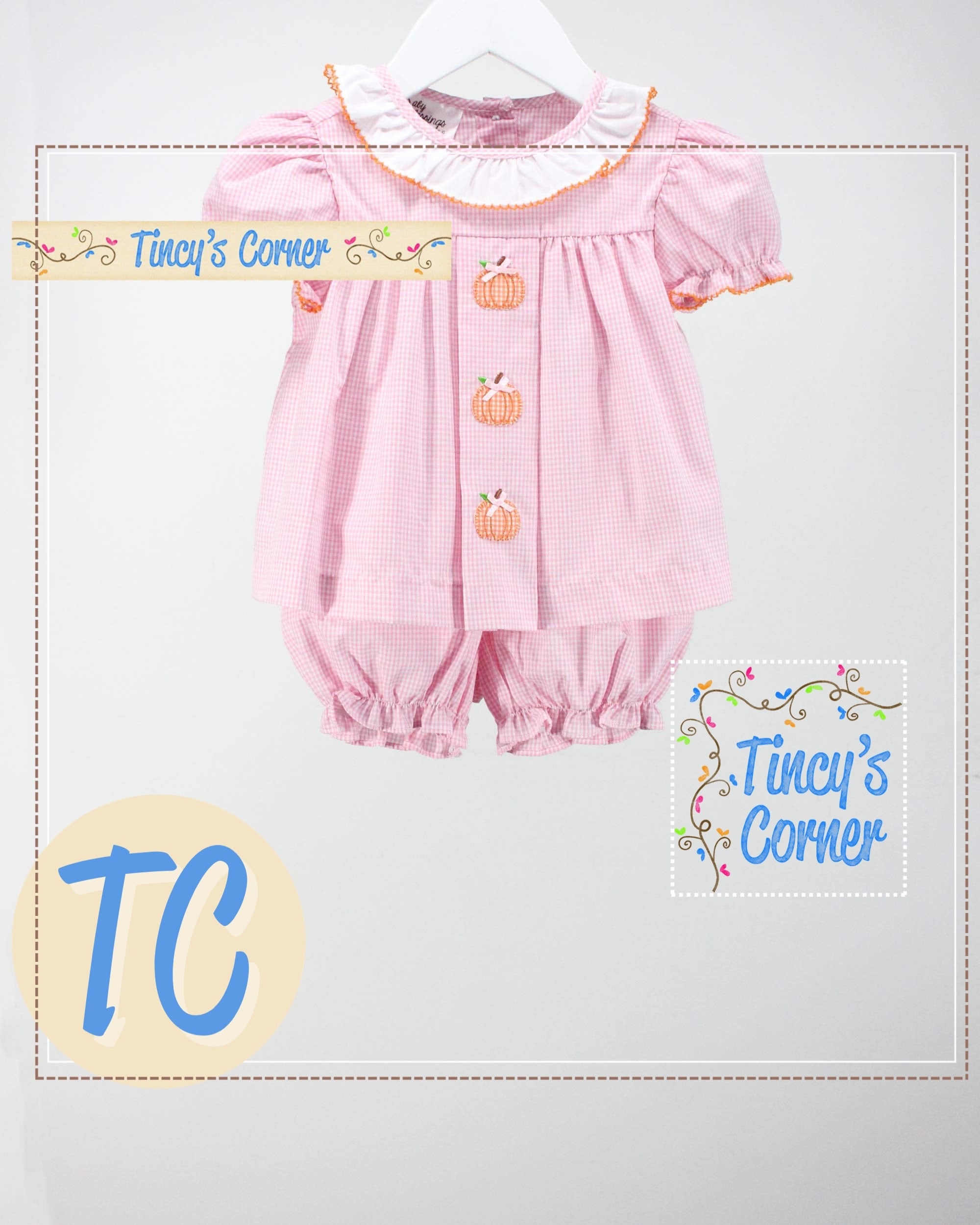 Pumpkin Pie Bloomer Set