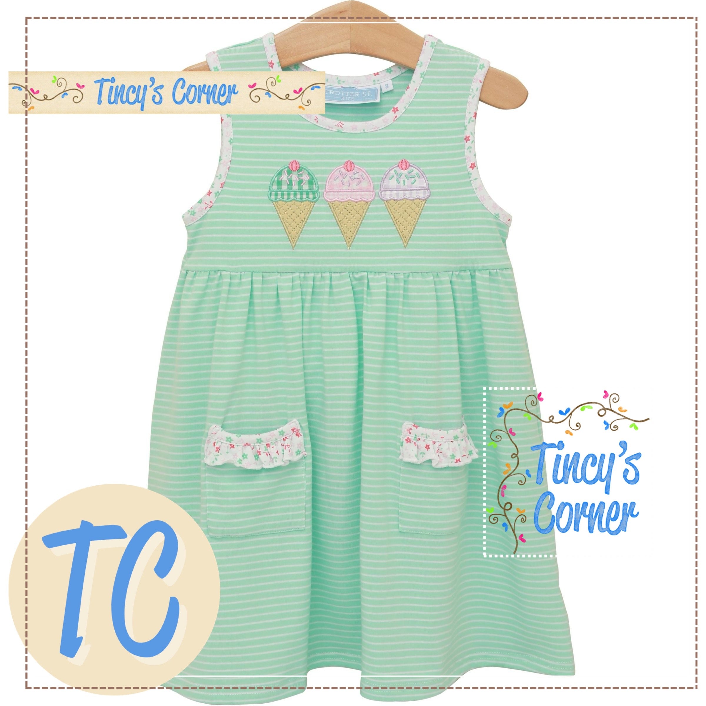 Triple Scoop Dress